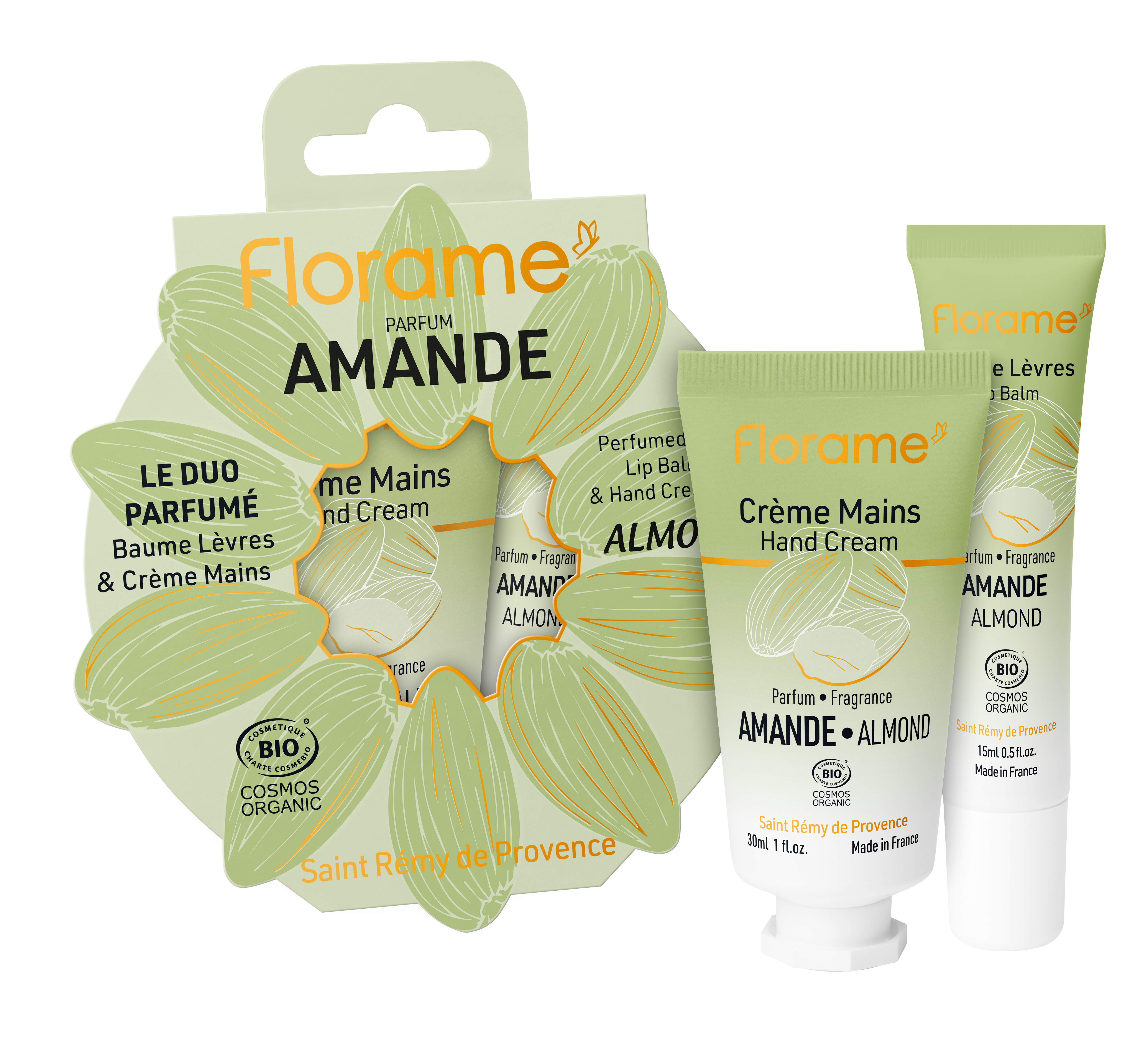 Almond Lipbalm+ Handcream Geschenkset