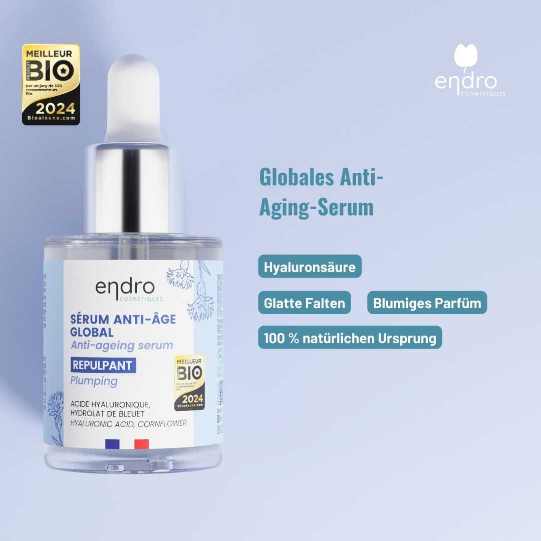 ENDRO Anti-Ageing Serum mit Hyaluronsäure, 30ml**