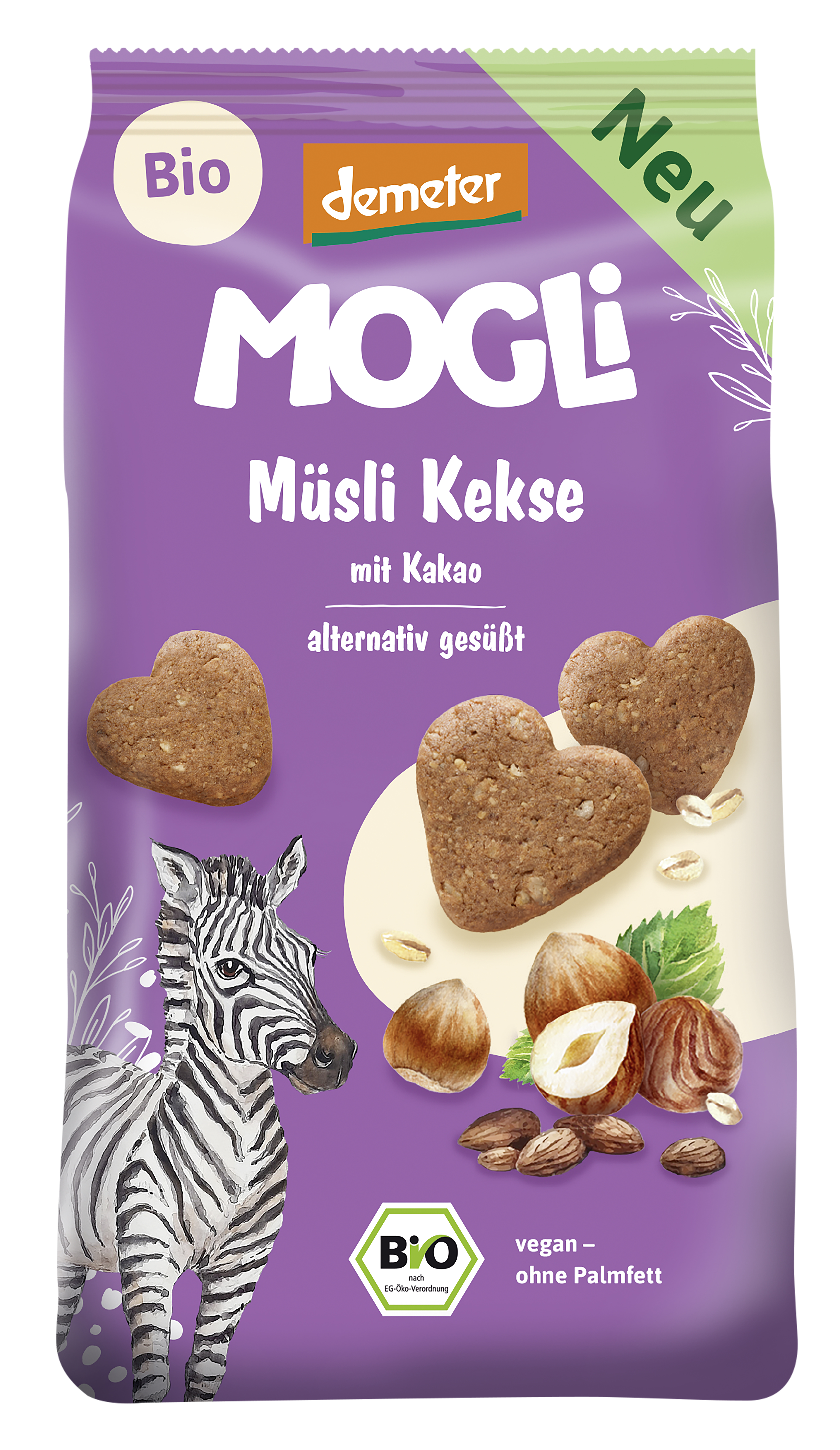 Bio Müsli Kakao Kekse 125g VEGAN