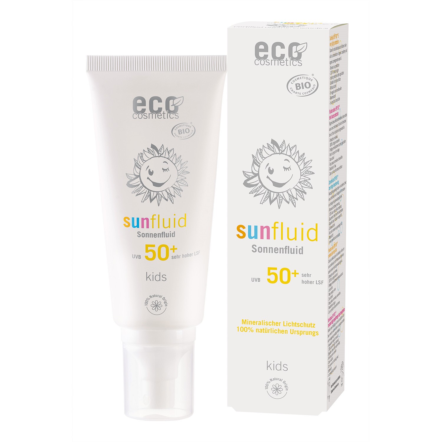 ECO Kids Sonnenfluid  LSF 50+, 100ml ECO Kids Sonnenfluid  LSF 50+, 100ml