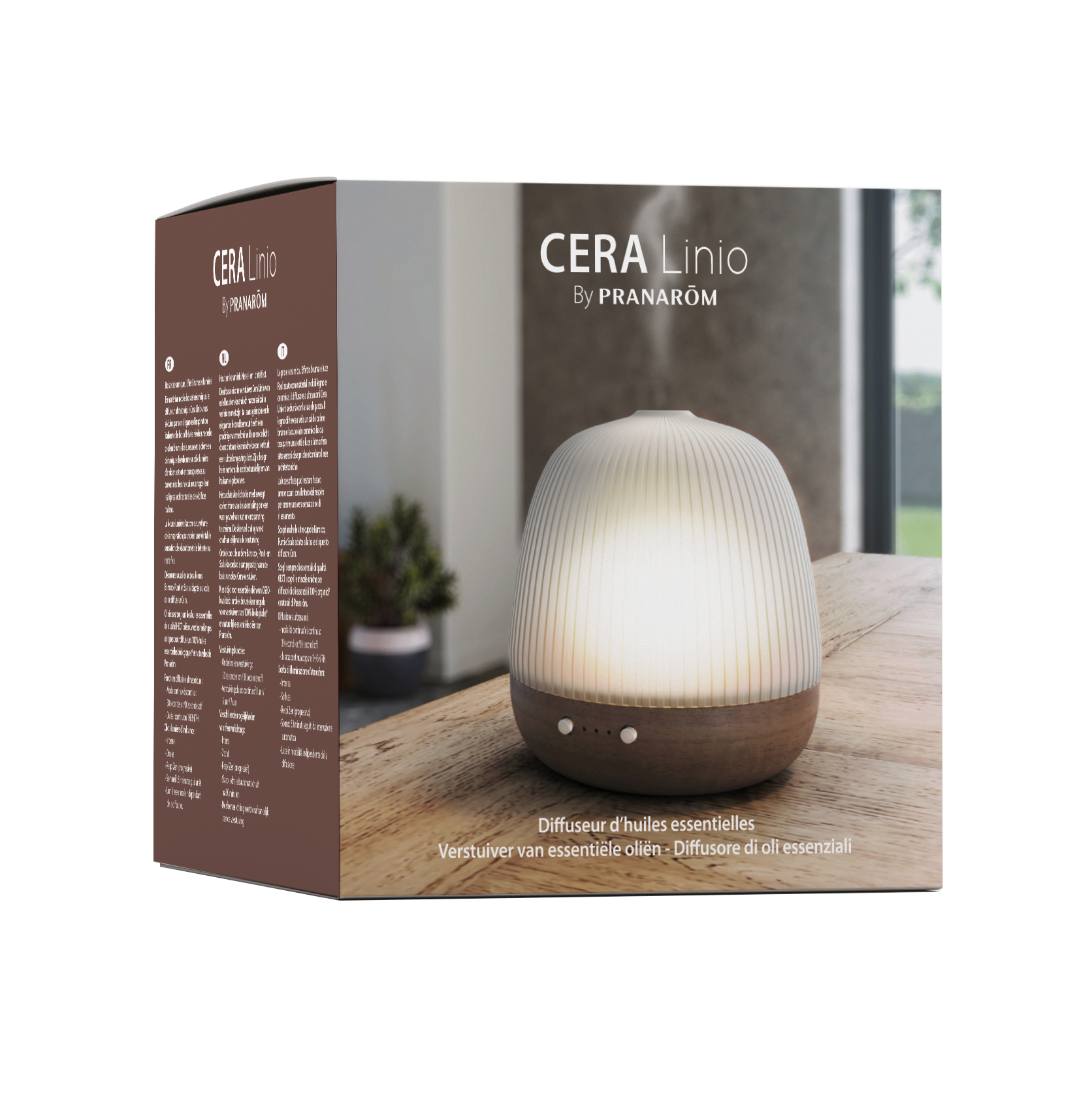 Aromavernebler Ultraschall CERA Linio Holz/Keramik