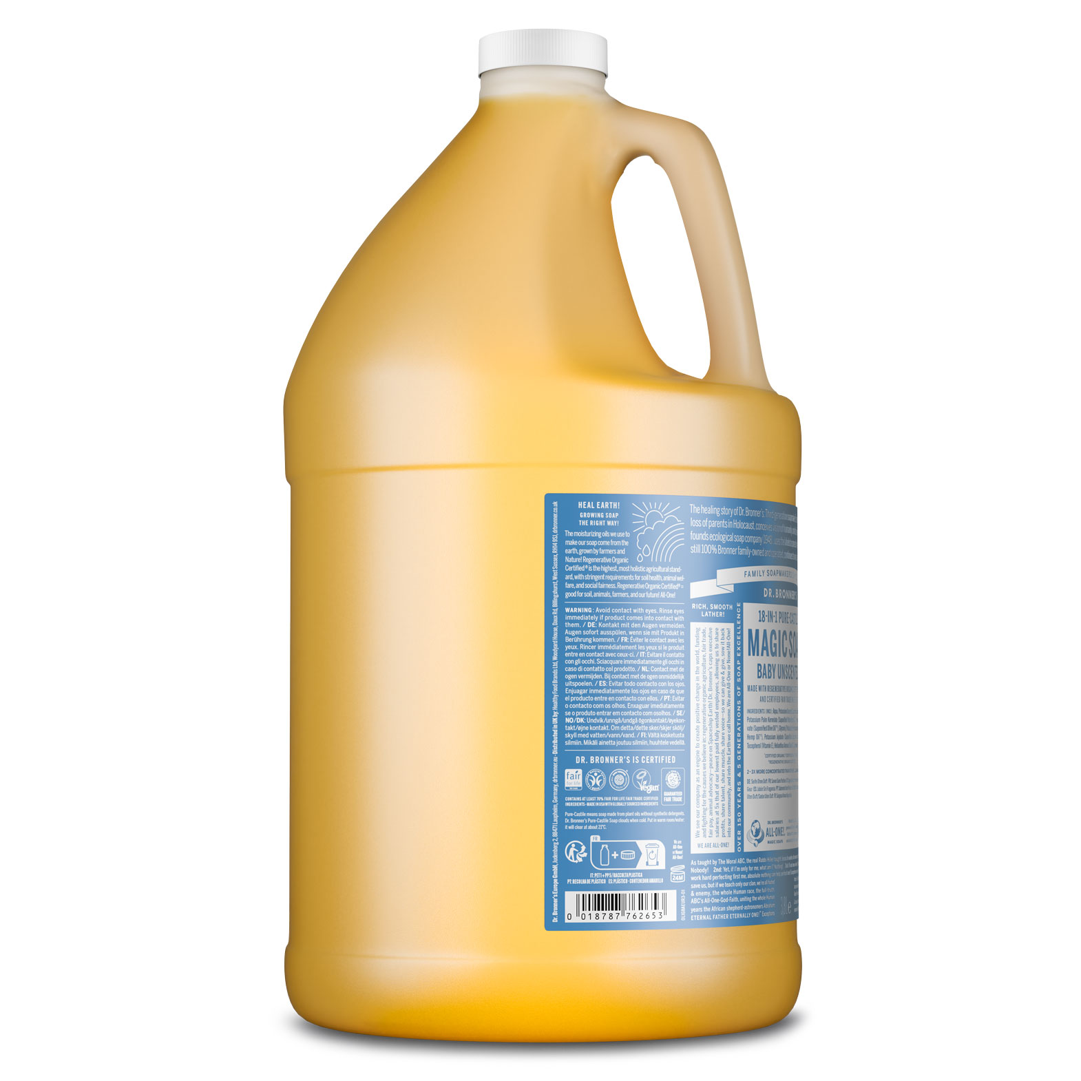 MAGIC SOAP Flüssigseife Ohne Duft 3,8 L (1 Gallon)