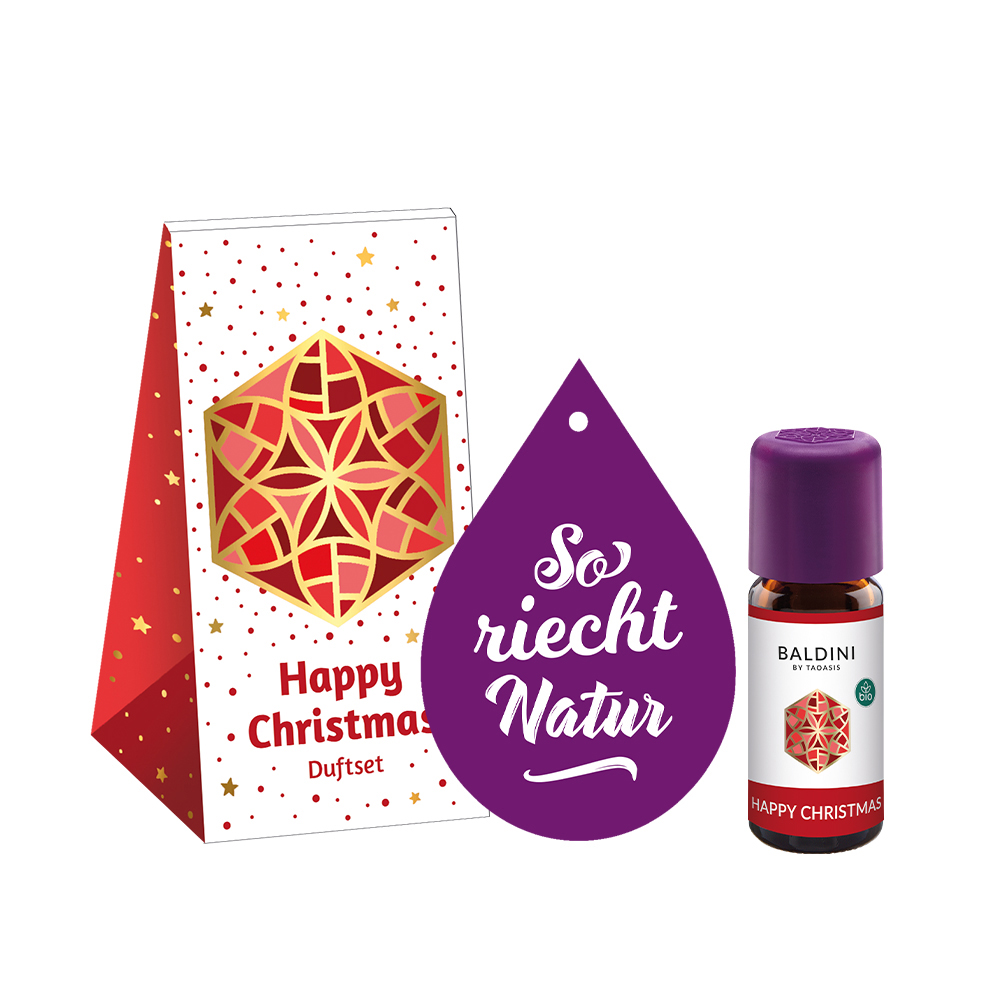 Happy Christmas Mini-Duftset mit Duftvlies (Saison)