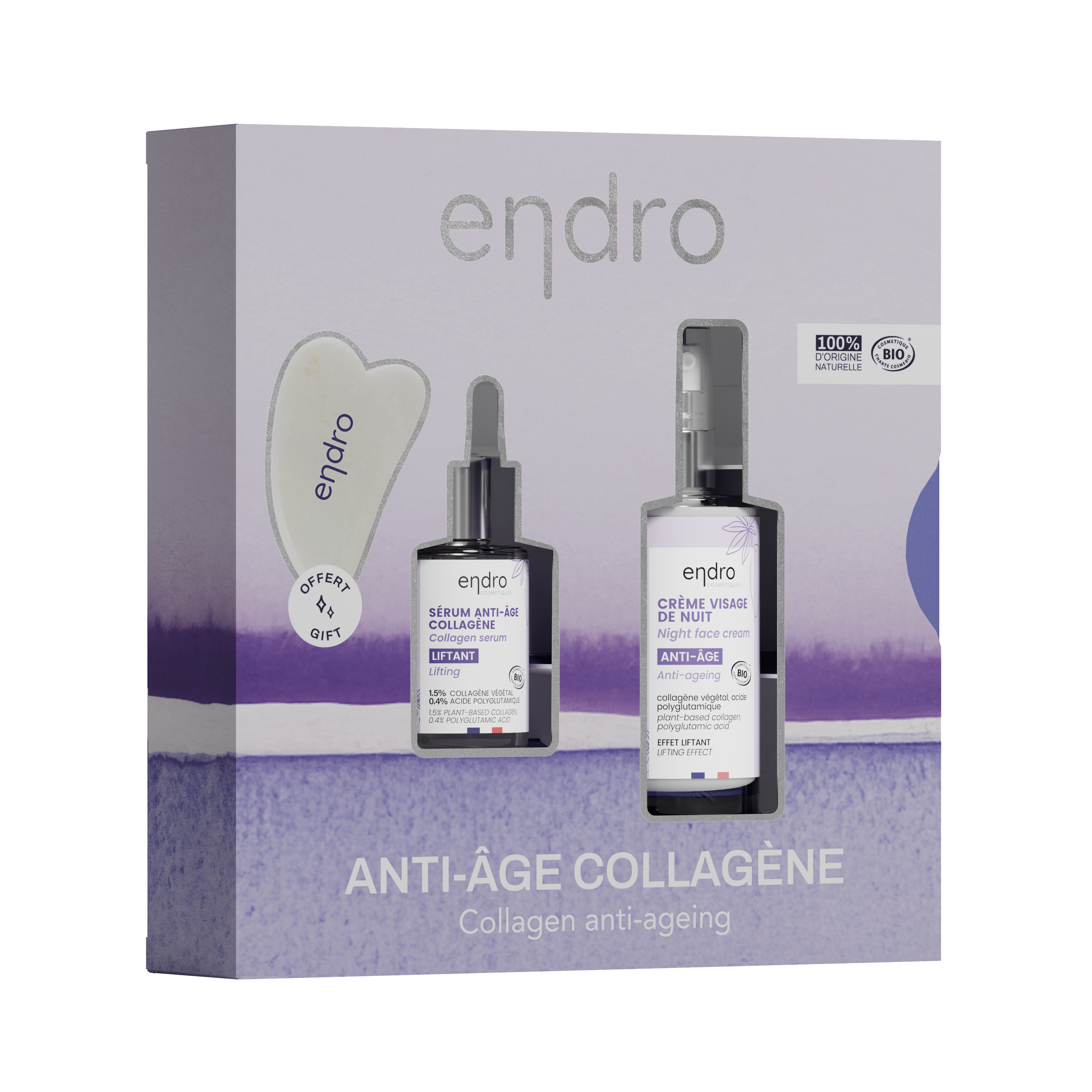 Set Collagen Anti-ageing Trio (enthält 9,10 + Gua Sha)