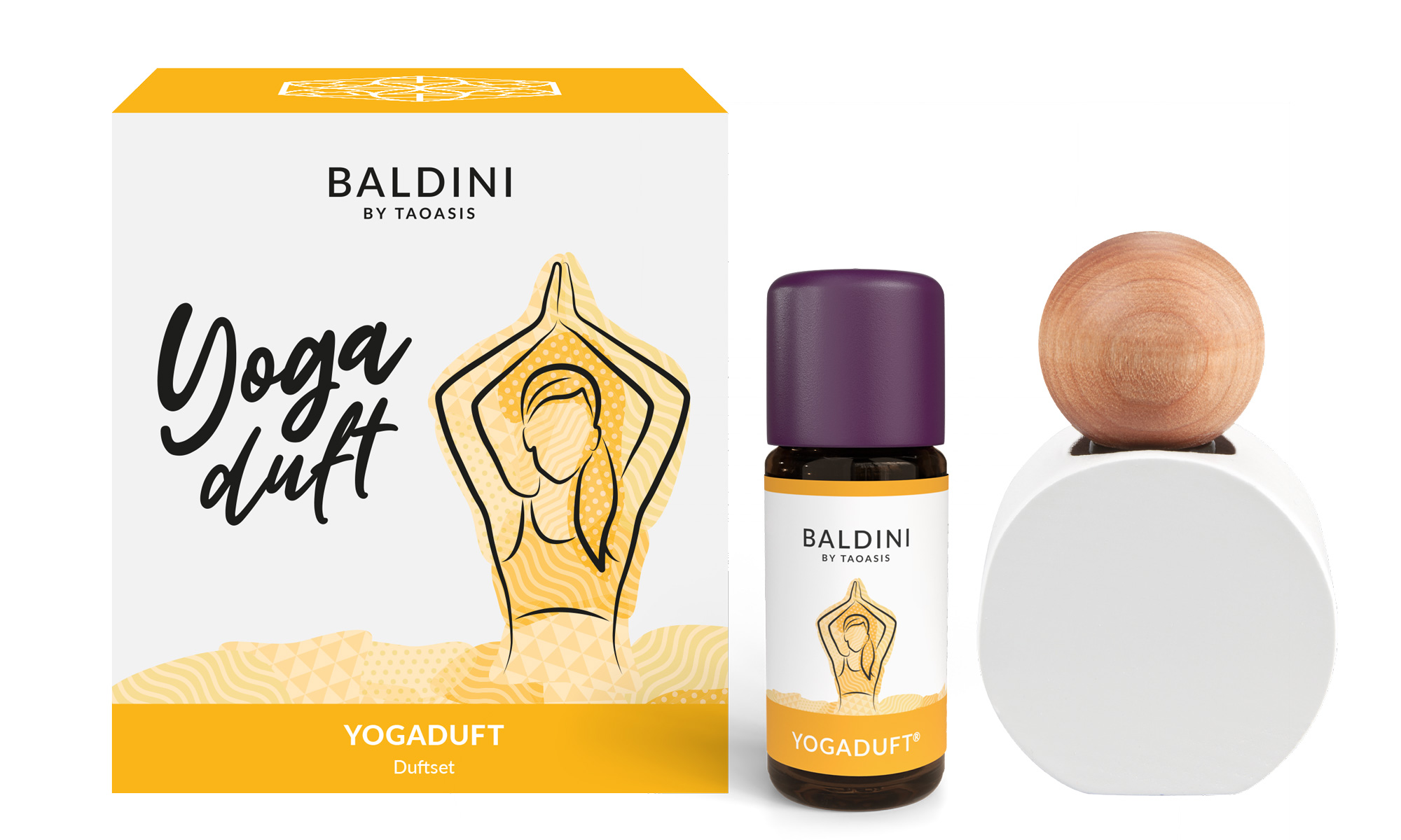 Yogaduft Set Yogaduft und mini Duftvase 10 ml