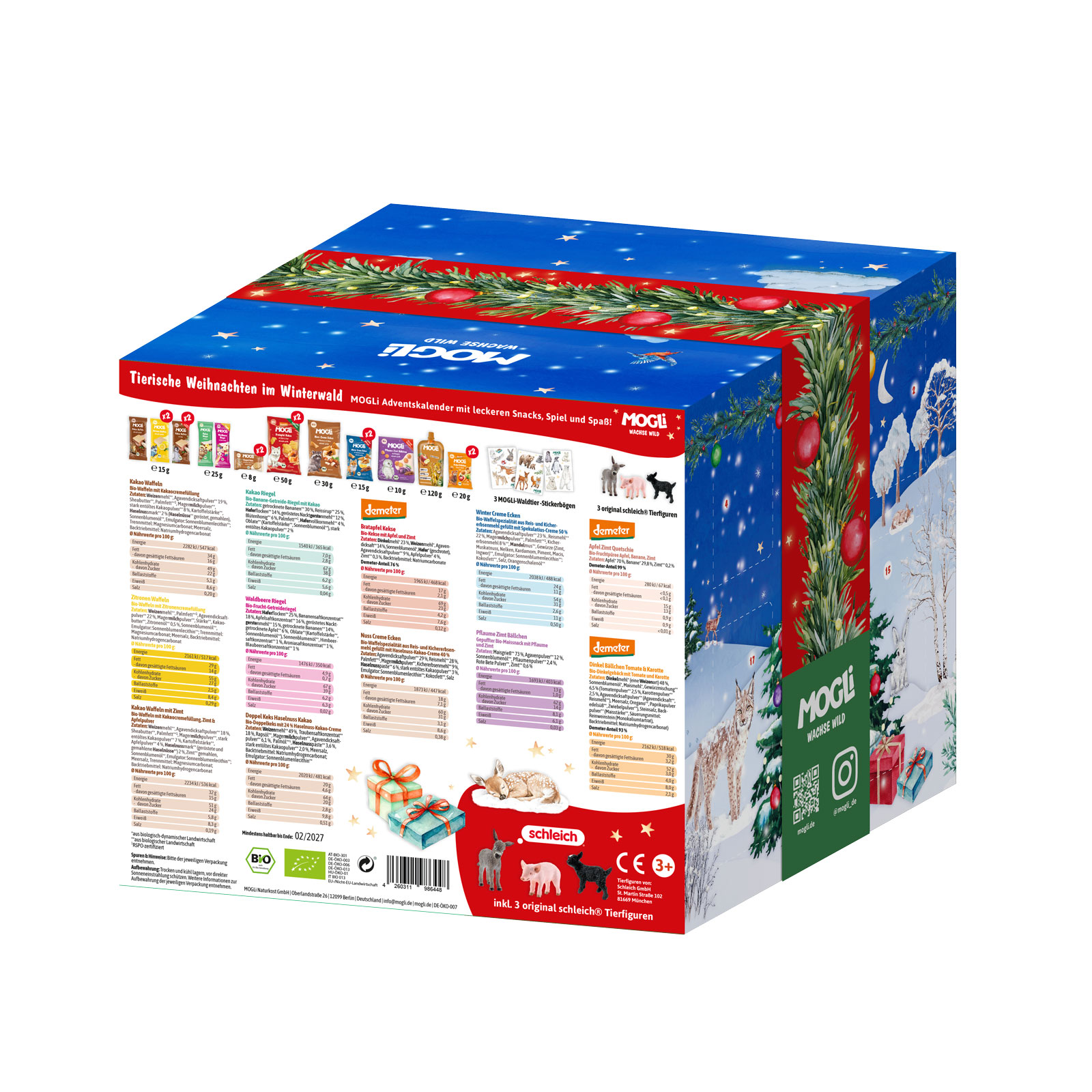 Adventkalender 2026 mit Schleichtieren