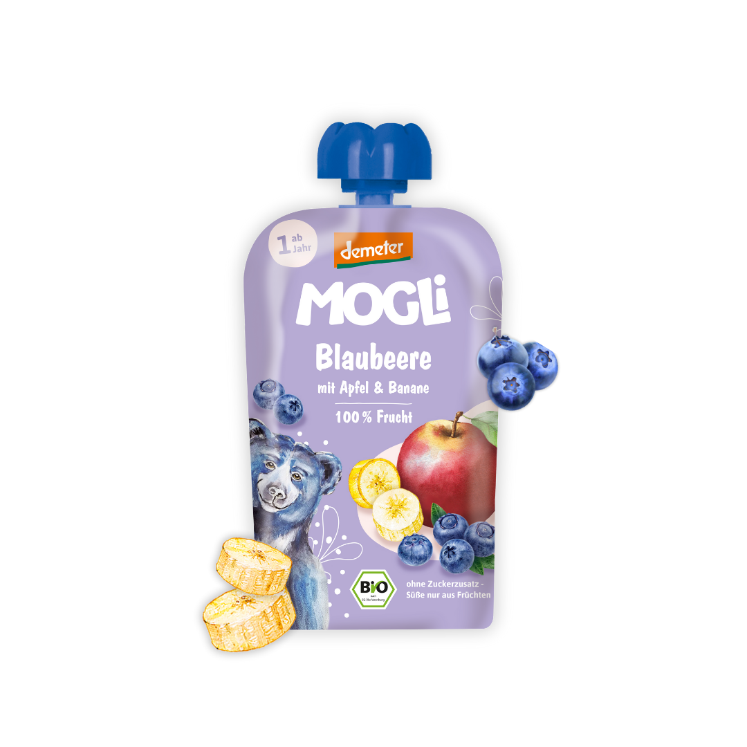 Bio Quetschie Blaubeere 100g VEGAN