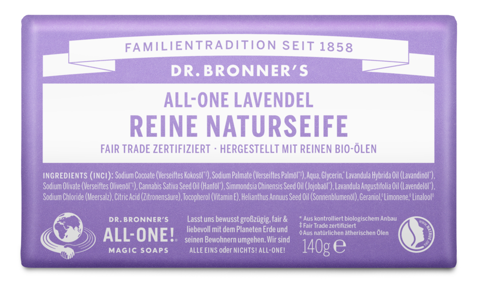 Lavendel 140g Seifenstück BR Lavendel 140g Seifenstück BR