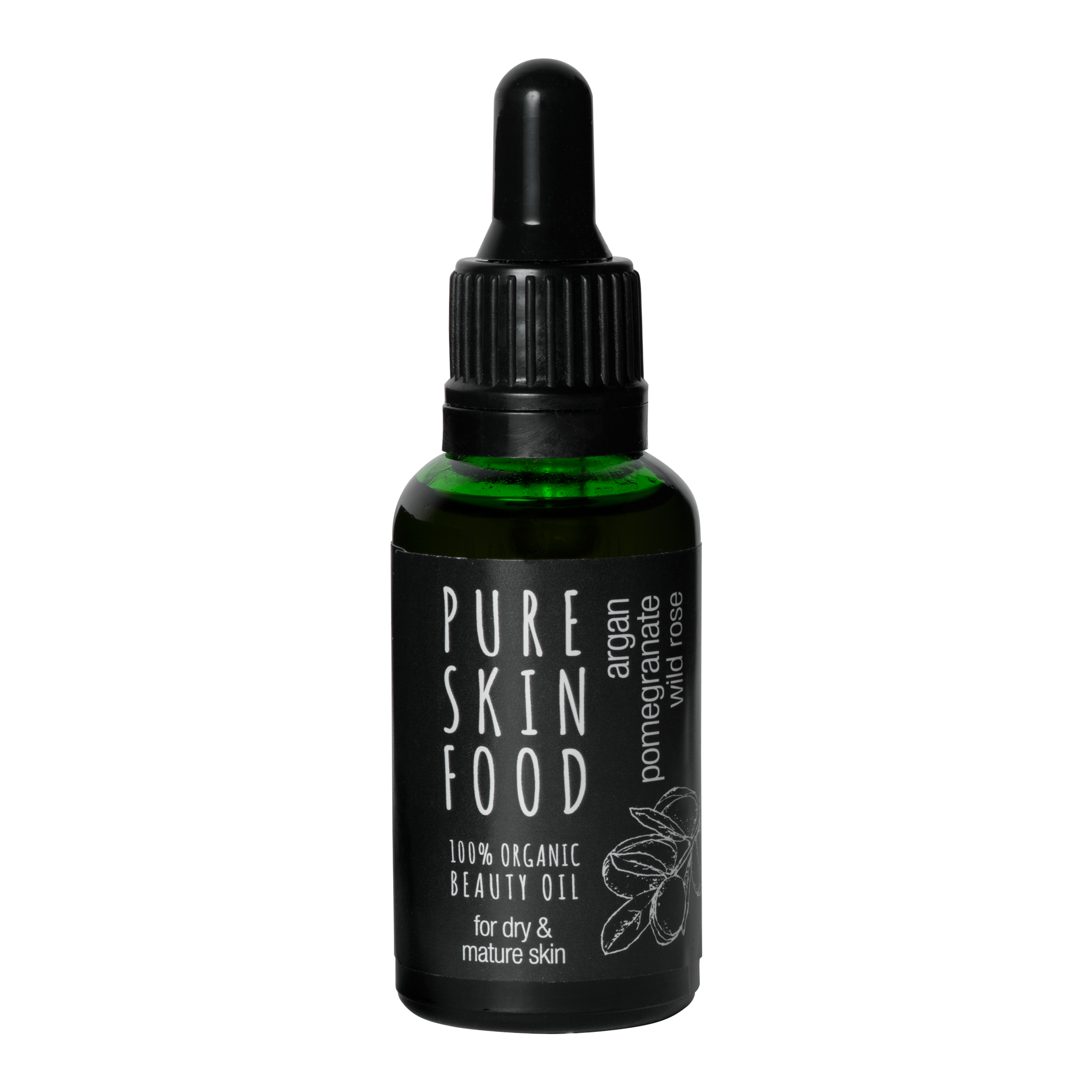 Organic Beauty Oil Argan, Pomegranate & Wild Rose 30ml