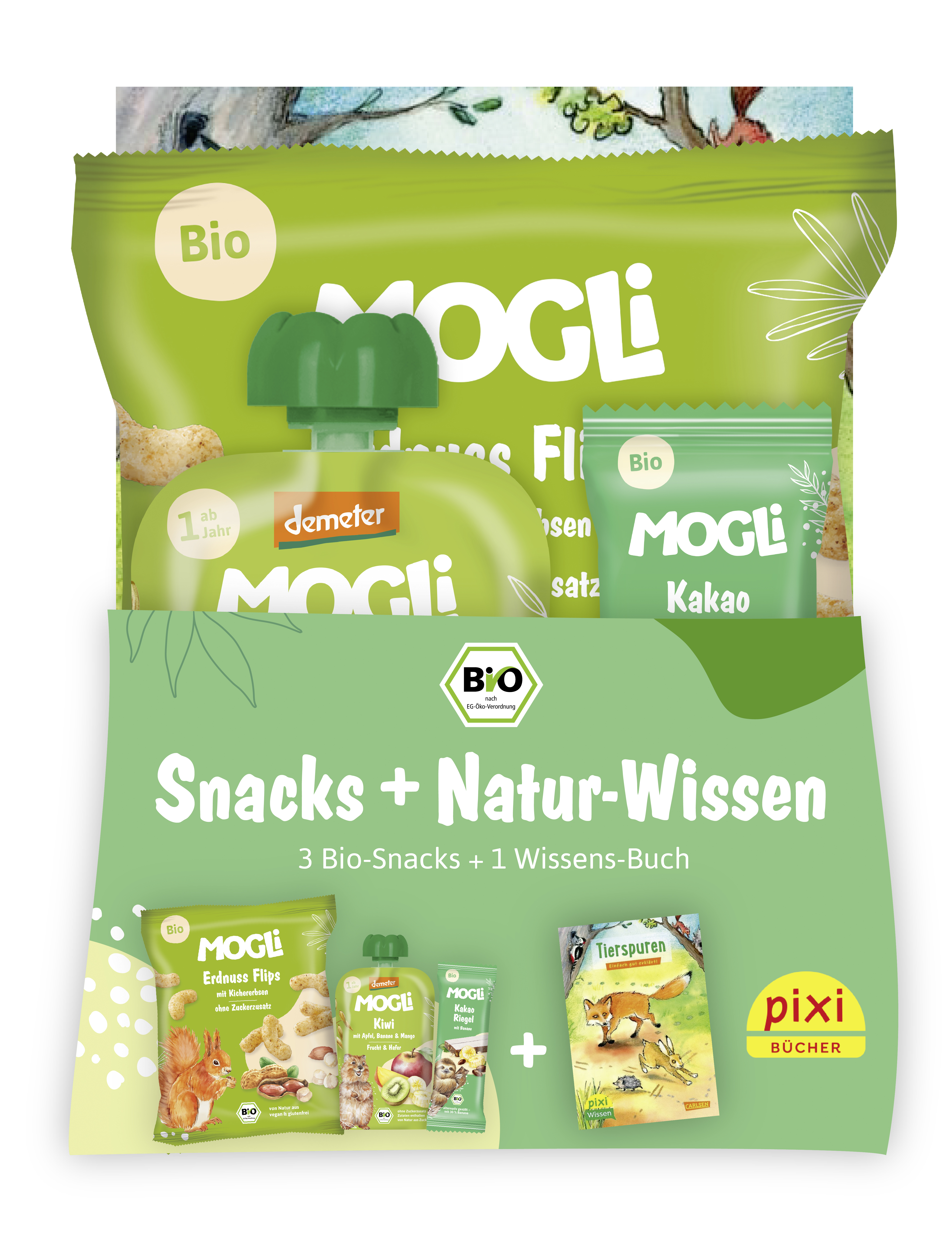 MOGLI Schulstartset PIXI Bundle 2025 GRÜN