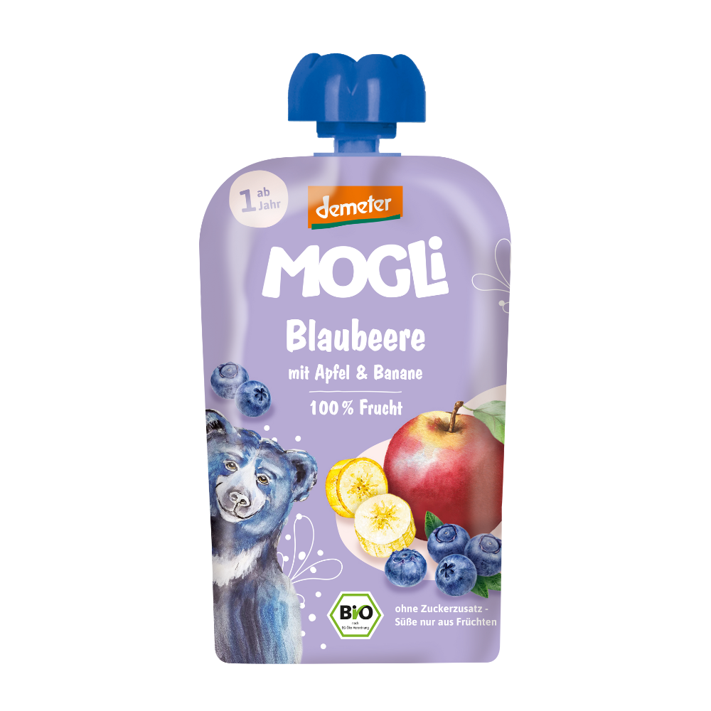 Bio Quetschie Blaubeere 100g VEGAN
