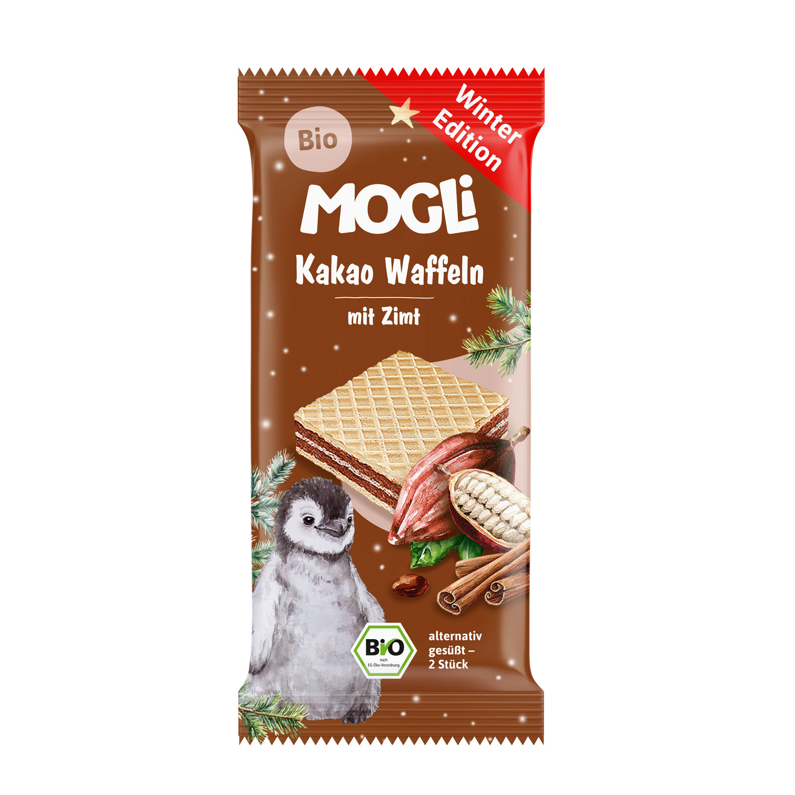 Kakao Waffeln mit Zimt 15g *Saison*