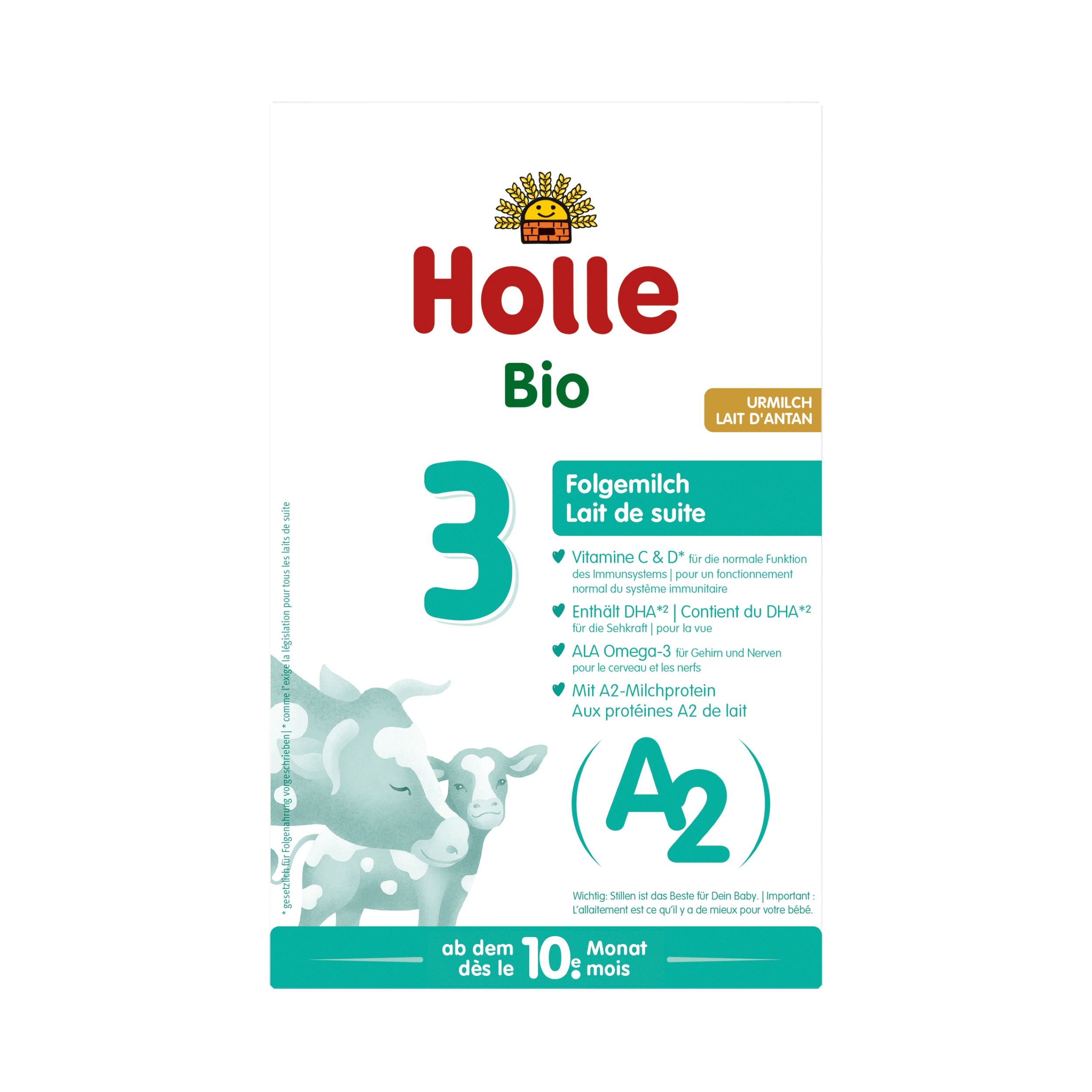 A2 Bio-Folgemilch 3 400g