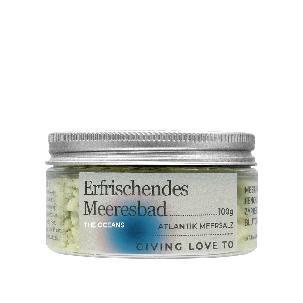 Badesalz erfrischendes Meeresbad „Ocean“ 100g Badesalz erfrischendes Meeresbad „Ocean“ 100g