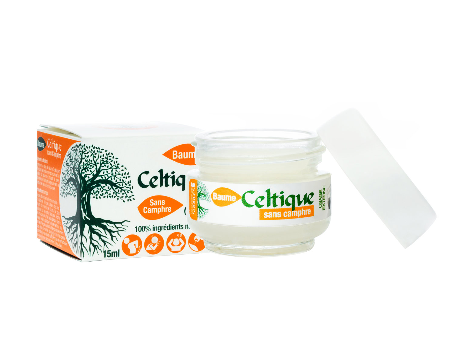 Baume Celtique sans Camphre 15 ml Baume Celtique sans Camphre 15 ml