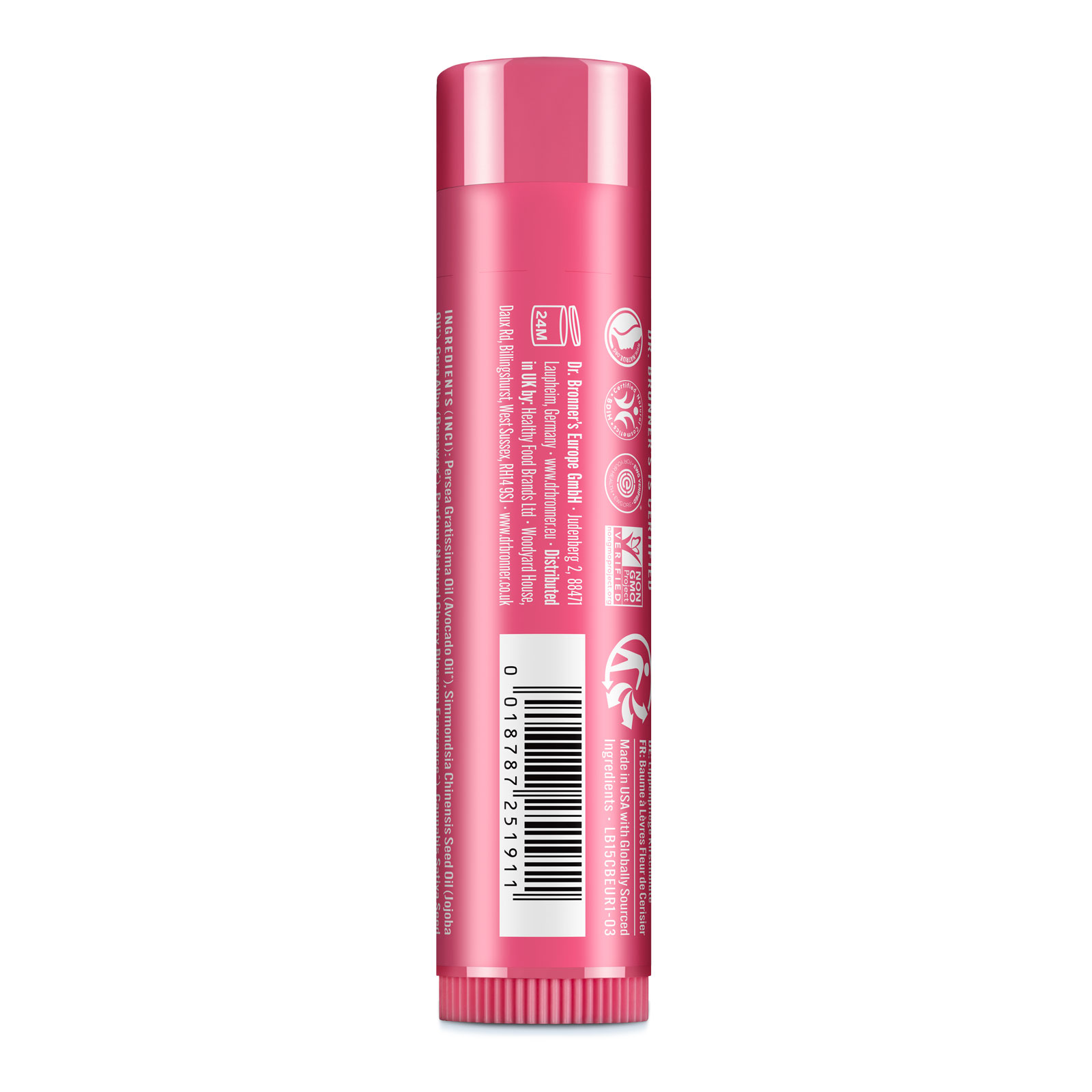 LIP BALM BIO Lippenpflegestift Kirschblüte 4 g