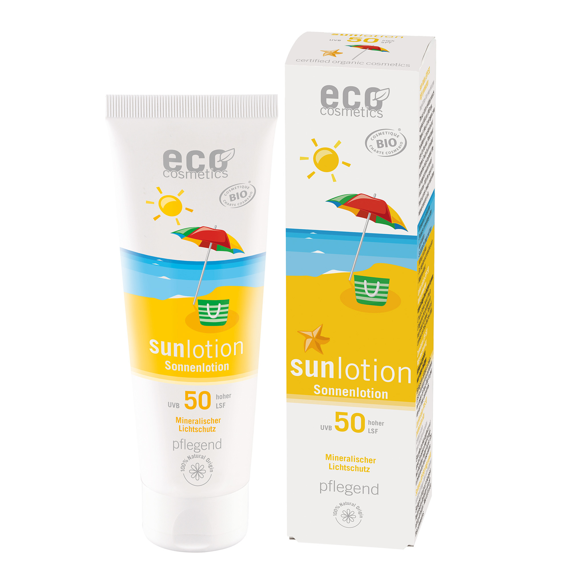 ECO Sonnenlotion mit Duft, LSF50 125 ml ECO Sonnenlotion mit Duft, LSF50 125 ml
