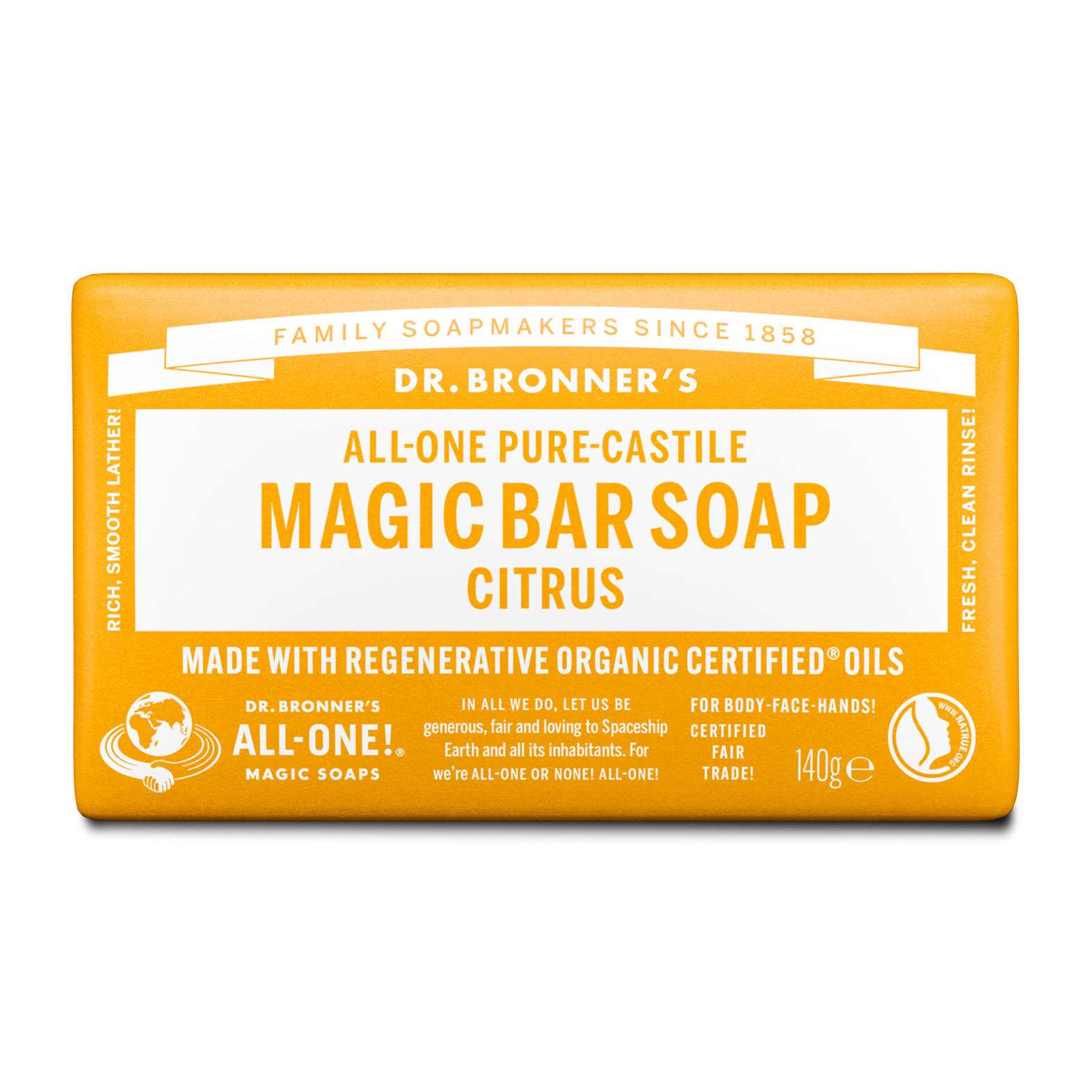 MAGIC BAR SOAP Stückseife Zitrus