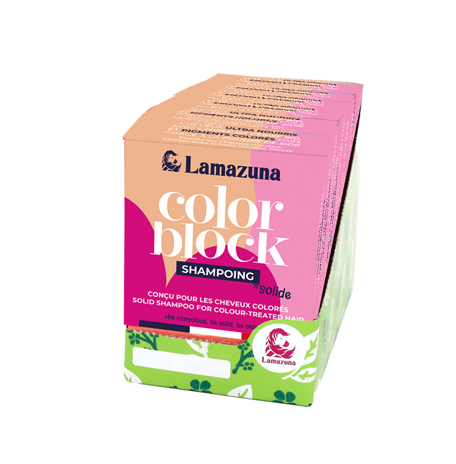 LAMAZUNA Color Block/ Gefärbtes Haar, mit Kirschkenöl 70 ml