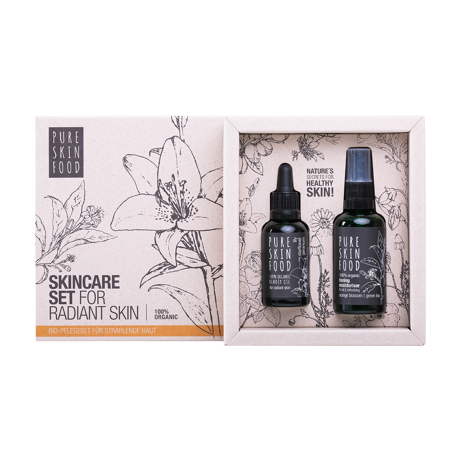 Organic Skincare Set For Radiant Skin