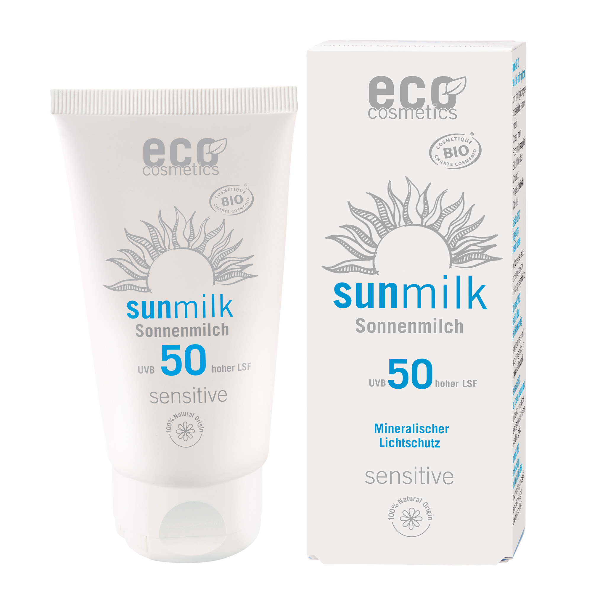 ECO Sonnenmilch sensitive LSF50, 75 ml