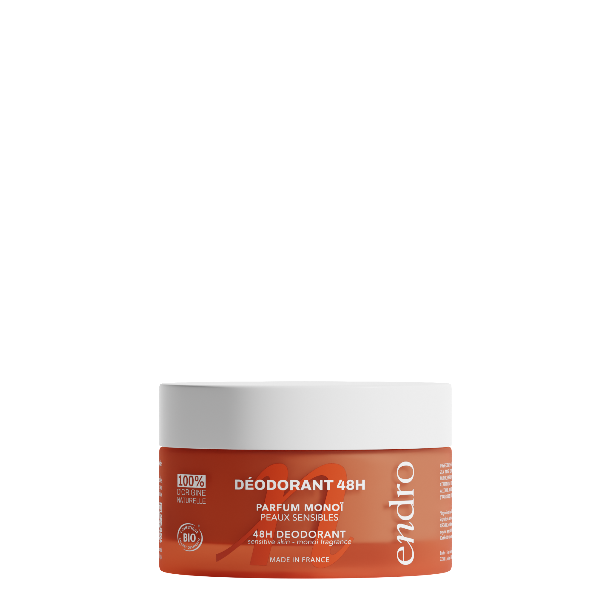 ENDRO Deocreme Sensitive skin - Monoï, 48h, 50ml