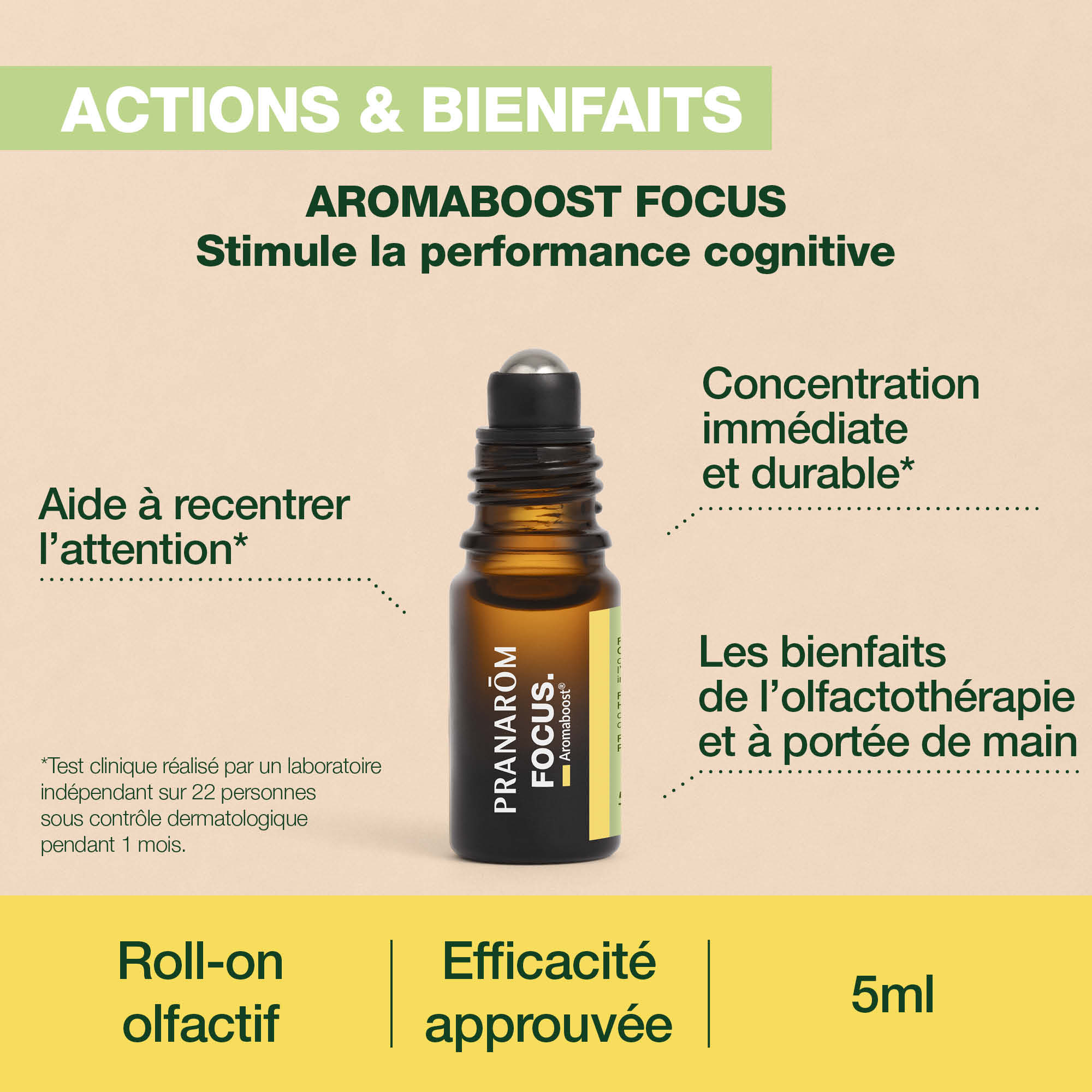 Aromaboost Focus RollOn 5 ml Aromaboost Focus RollOn 5 ml