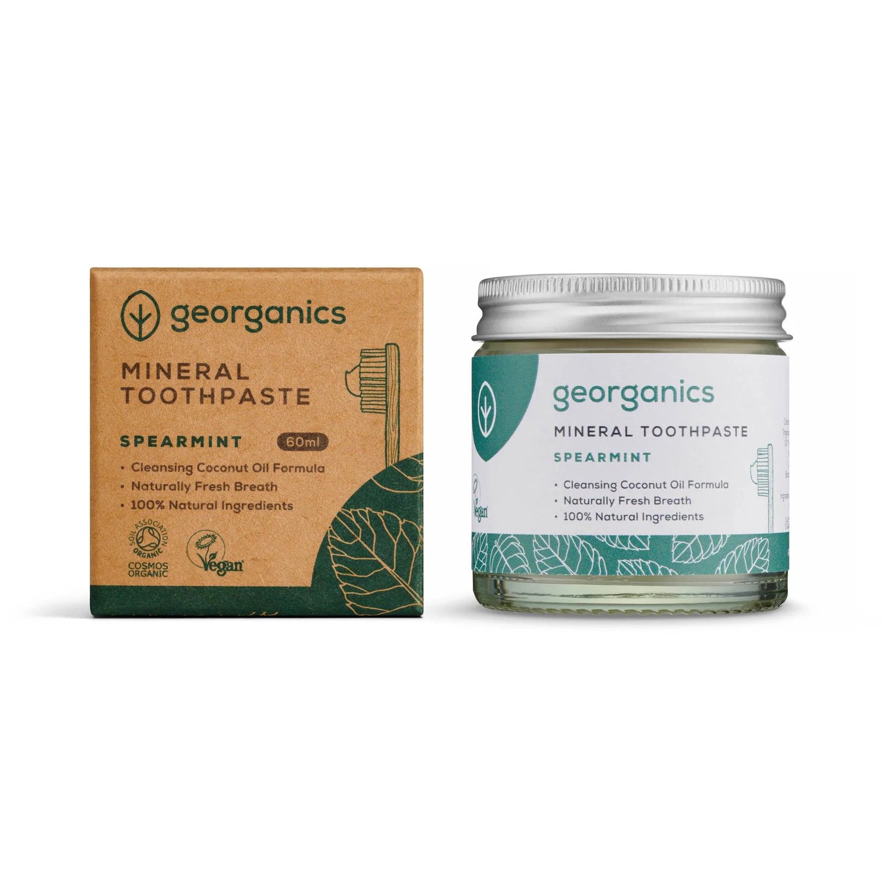 GEORGANICS Zahnpasta Spearmint, 60ml