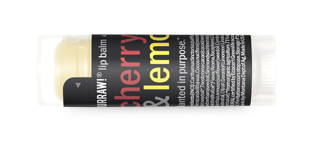 HURRAW Lippenpflegestift Cherry & Lemon 4,8g