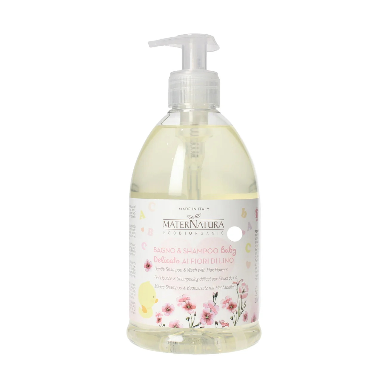 BABY Bad & Shampoo mit zarten Flachsblüten 500ml