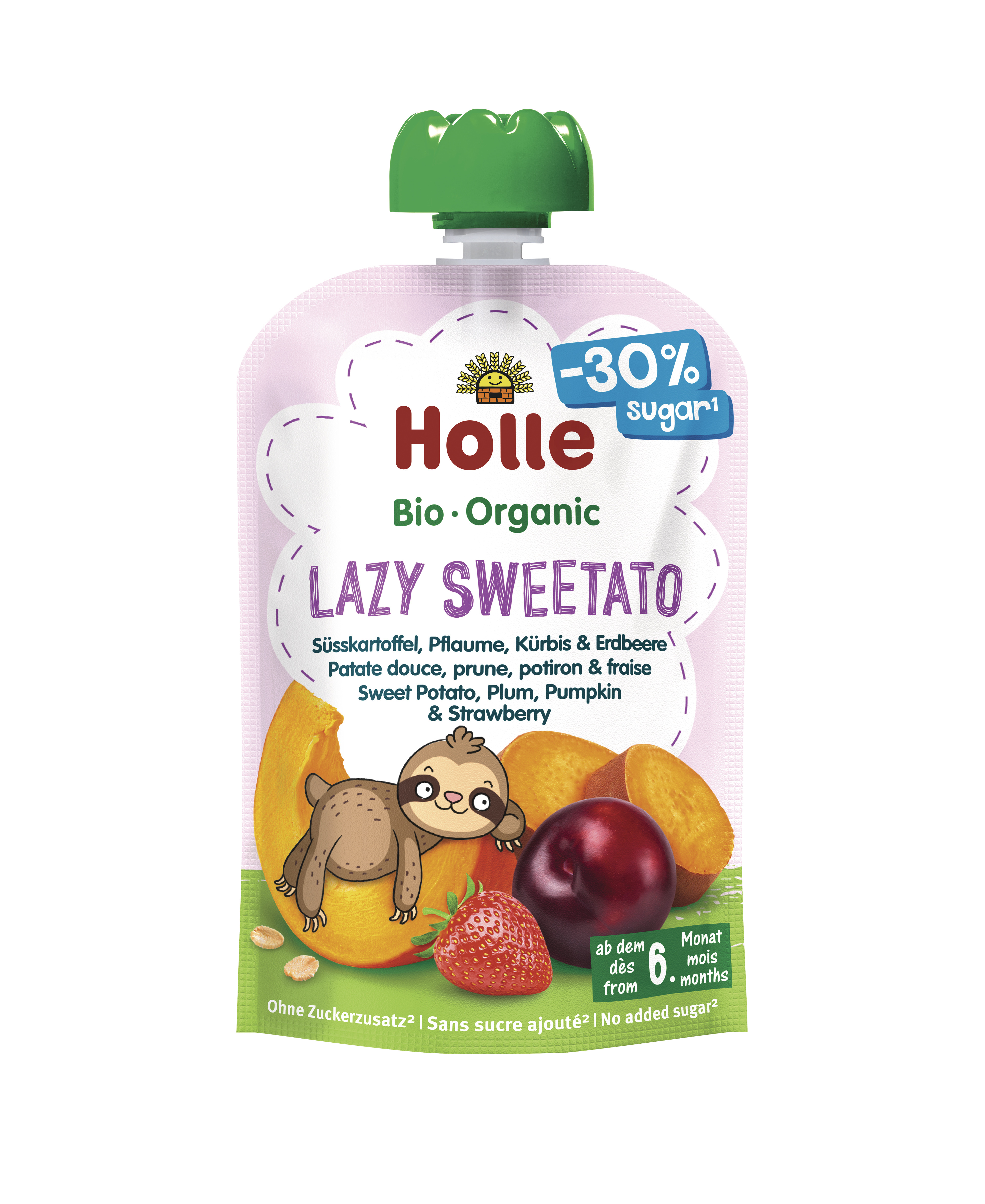 Lazy Sweetato – Süsskartoffel, Pflaume, Kürbis, Erdbeere und Hafer 100g