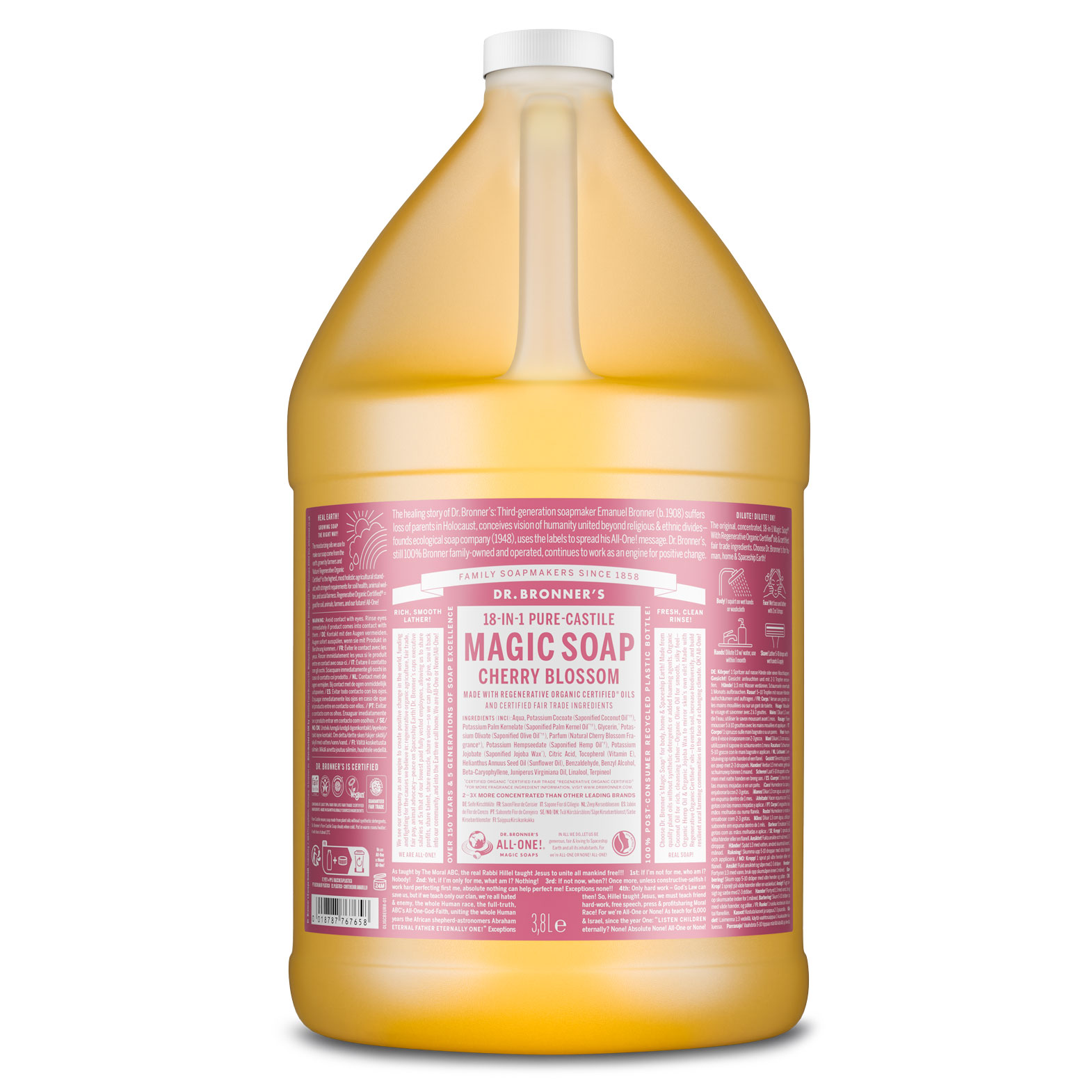 MAGIC SOAP Flüssigseife Kirschblüte 3,8 L (1 Gallon)