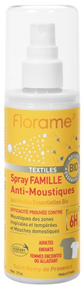 Florame Anti Moskito & Fliegen Spray Family 90 ml