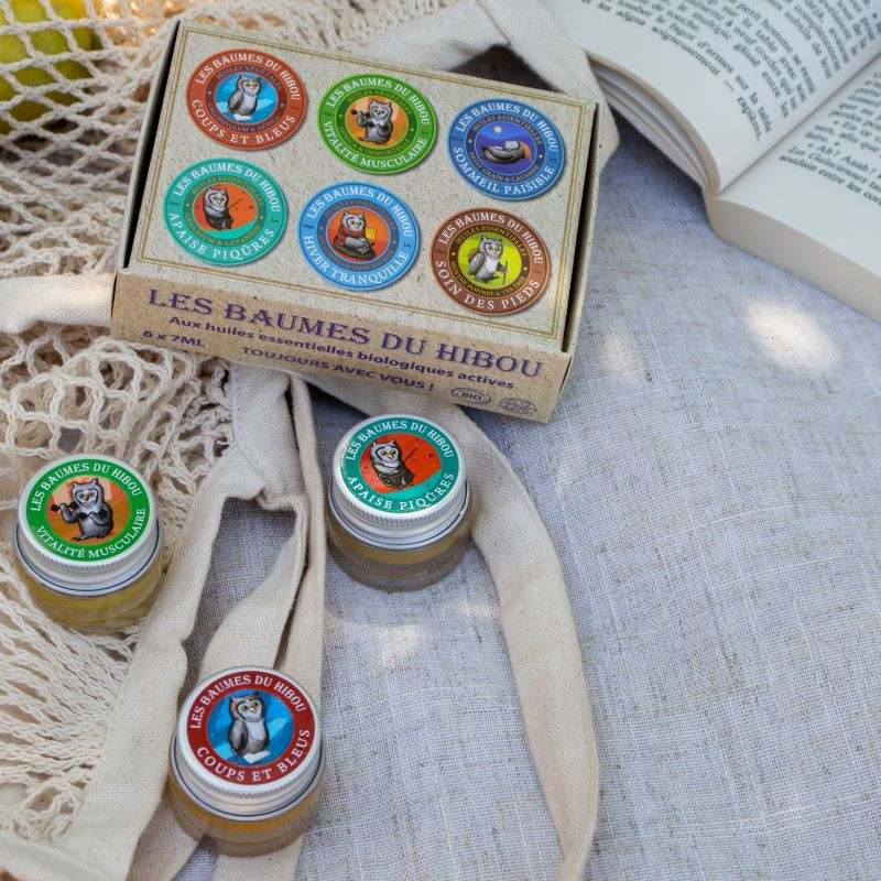 Reiseset Bio Massage Balsame 6x7 ml