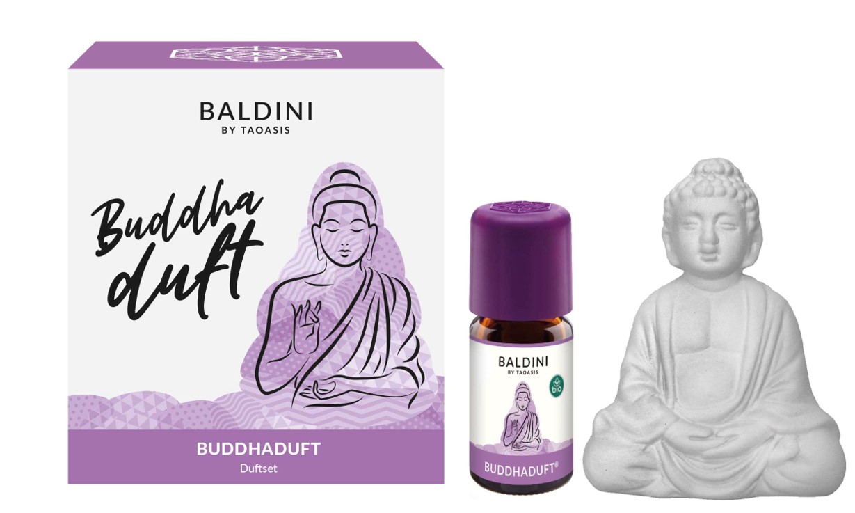 Buddhaduft Set Buddhaduft und Buddha-Duftstein 5 ml Buddhaduft Set Buddhaduft und Buddha-Duftstein 5 ml