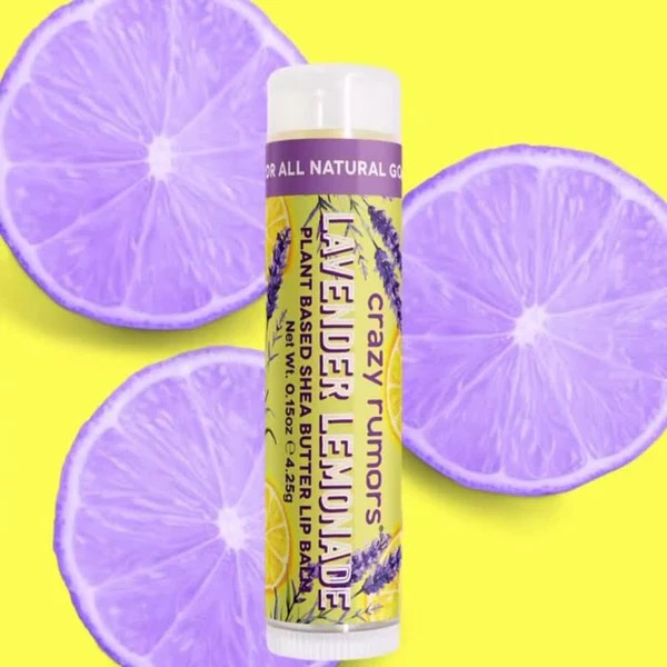 CRAZY RUMORS Lavender Lemonade Lip Balm 4,25g CRAZY RUMORS Lavender Lemonade Lip Balm 4,25g