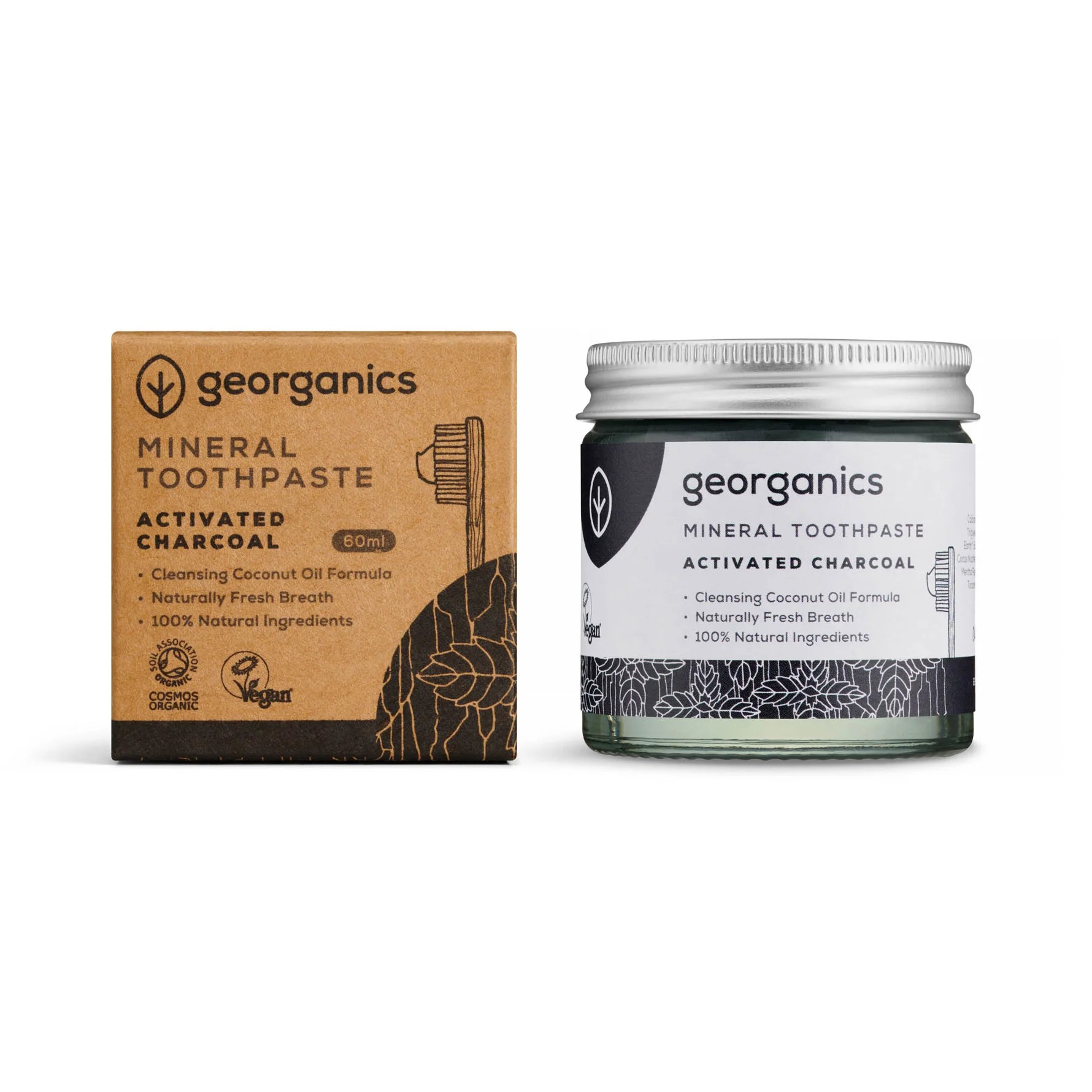 GEORGANICS Zahnpasta Aktivkohle 120ml
