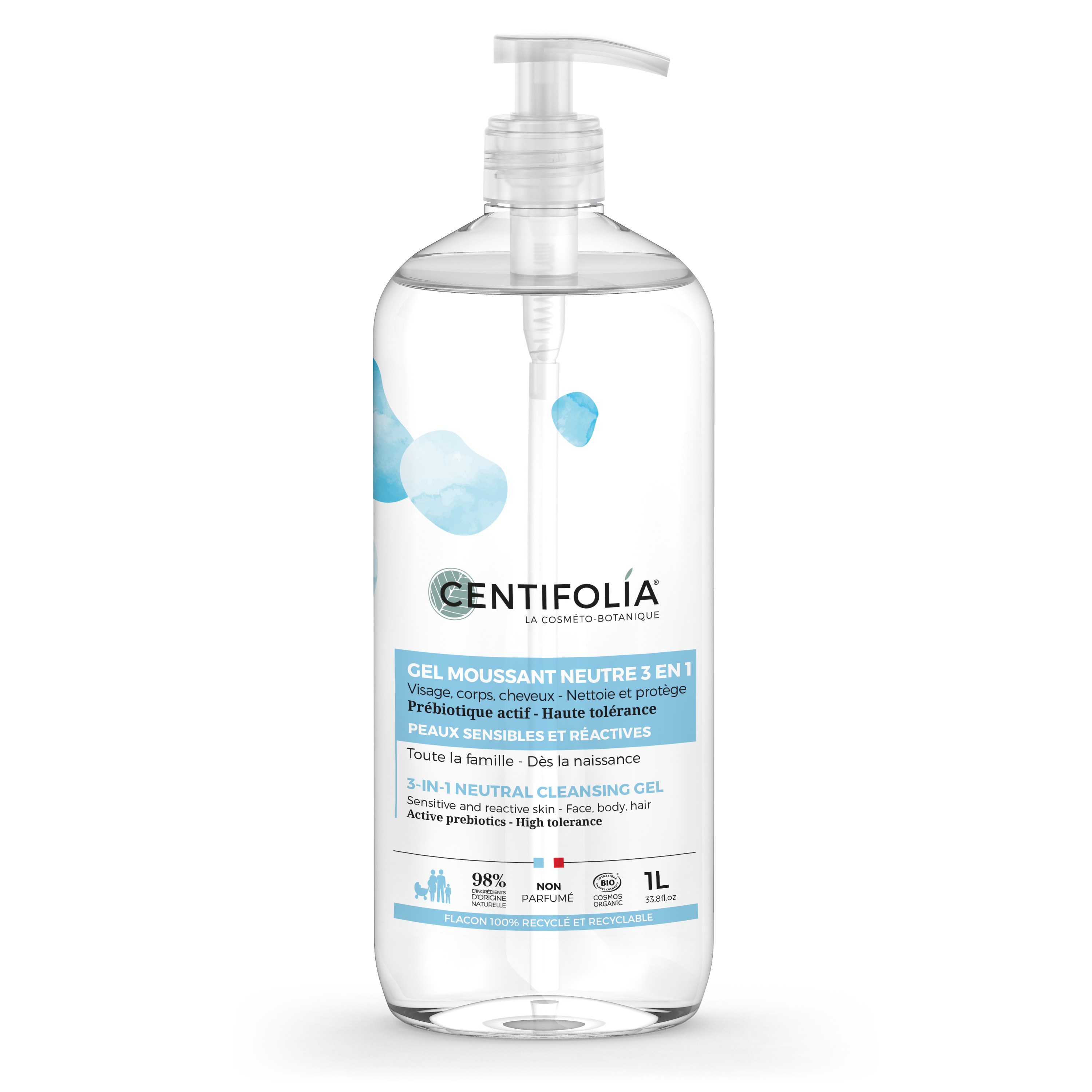 Neutrales preb.Reinigungsgel, 3in1,1000ml