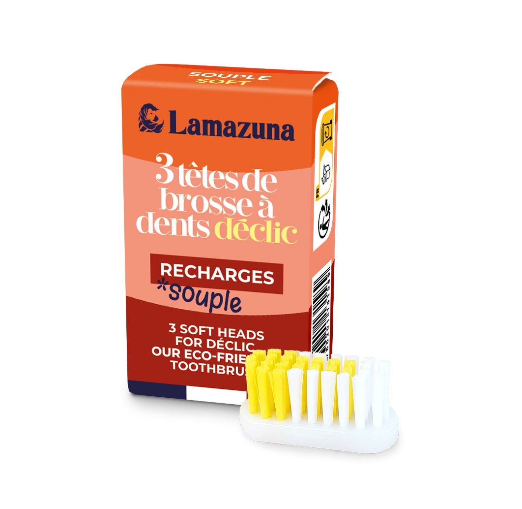 LAMAZUNA Zahnbürstenköpfe Set - Soft 3Stk.