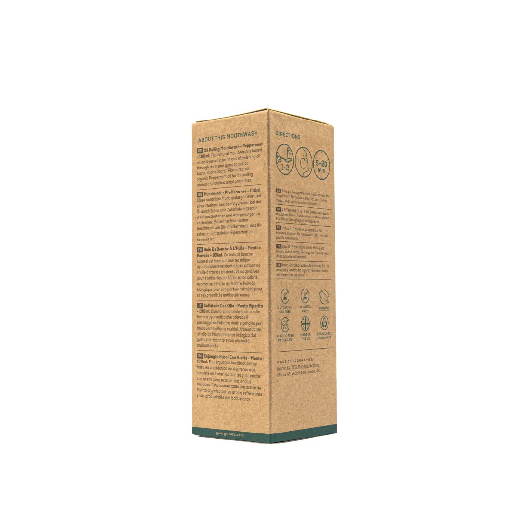 GEORGANICS Mundwäscheöl Pfefferminze 100ml GEORGANICS Mundwäscheöl Pfefferminze 100ml