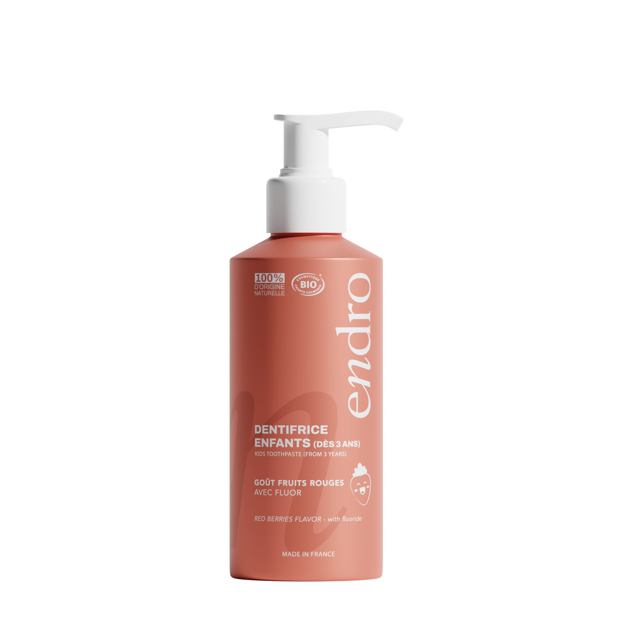 Gel Zahnpaste KIDS Erdbeere mit Fluorid (1000ppm) 175g