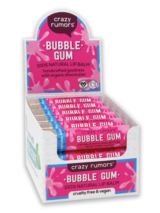 CRAZY RUMORS Bubble Gum Lip Balm 4,25g CRAZY RUMORS Bubble Gum Lip Balm 4,25g