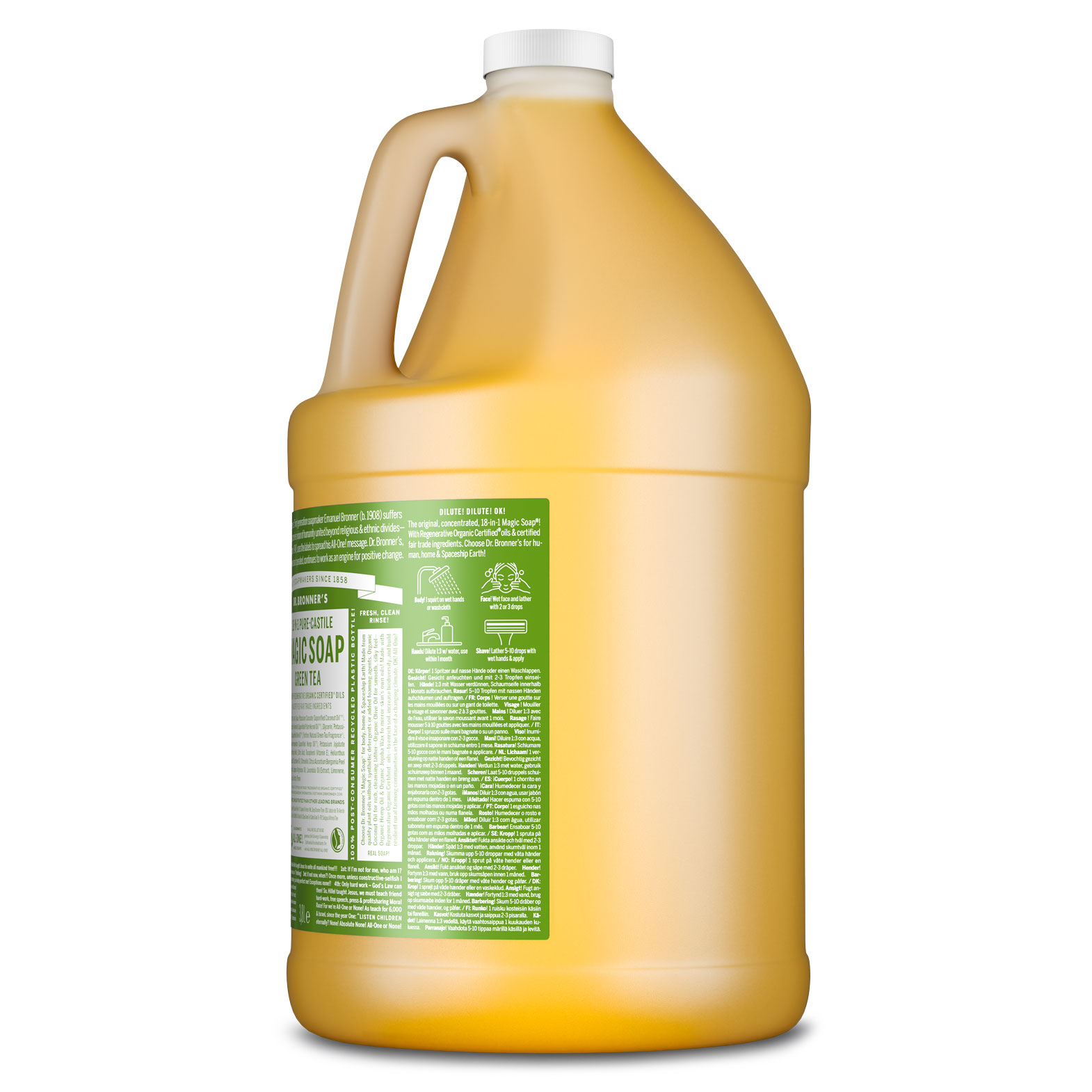 MAGIC SOAP Flüssigseife Grüner Tee 3,8 L (1 Gallon)