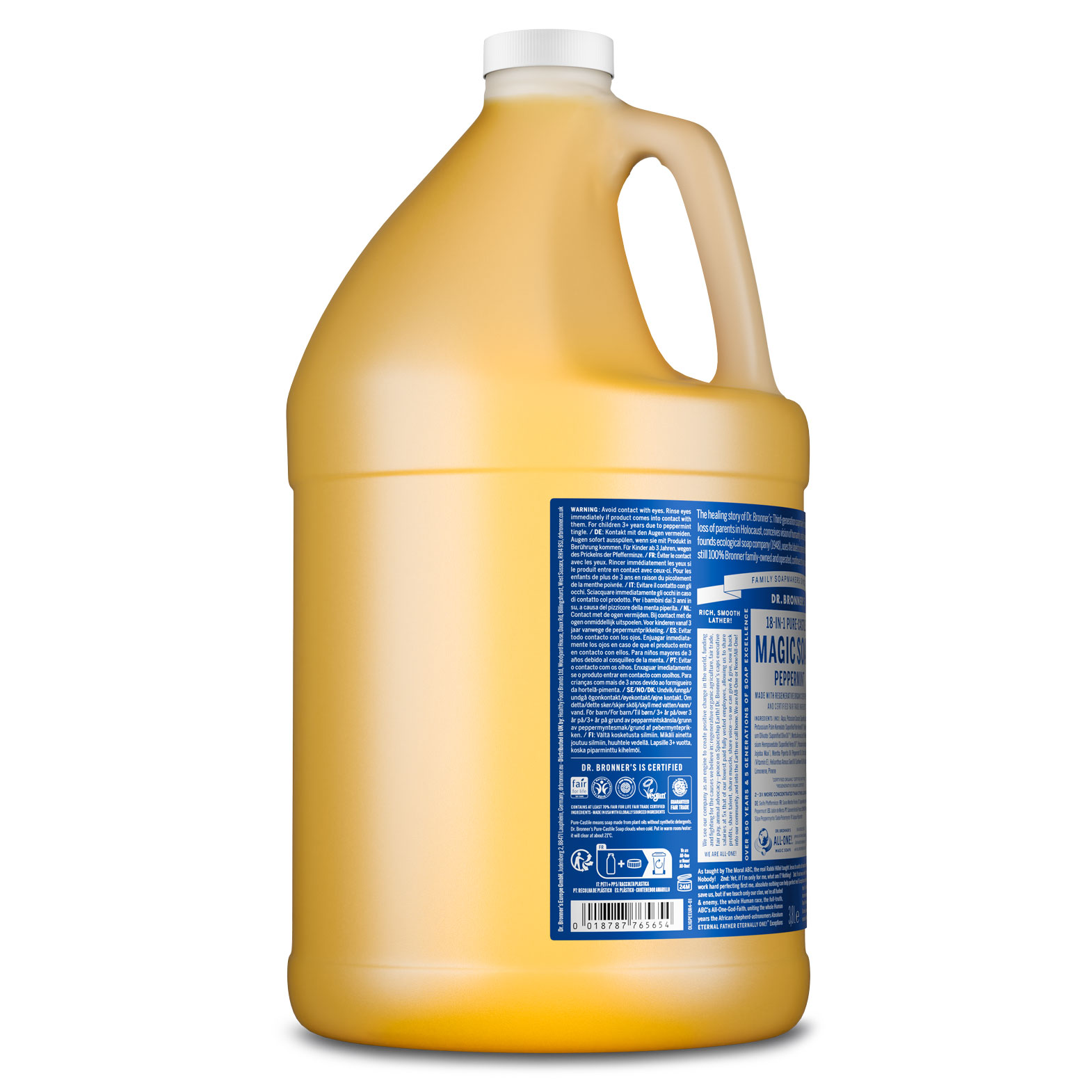 MAGIC SOAP Flüssigseife Pfefferminze 3,8 L (1 Gallon)