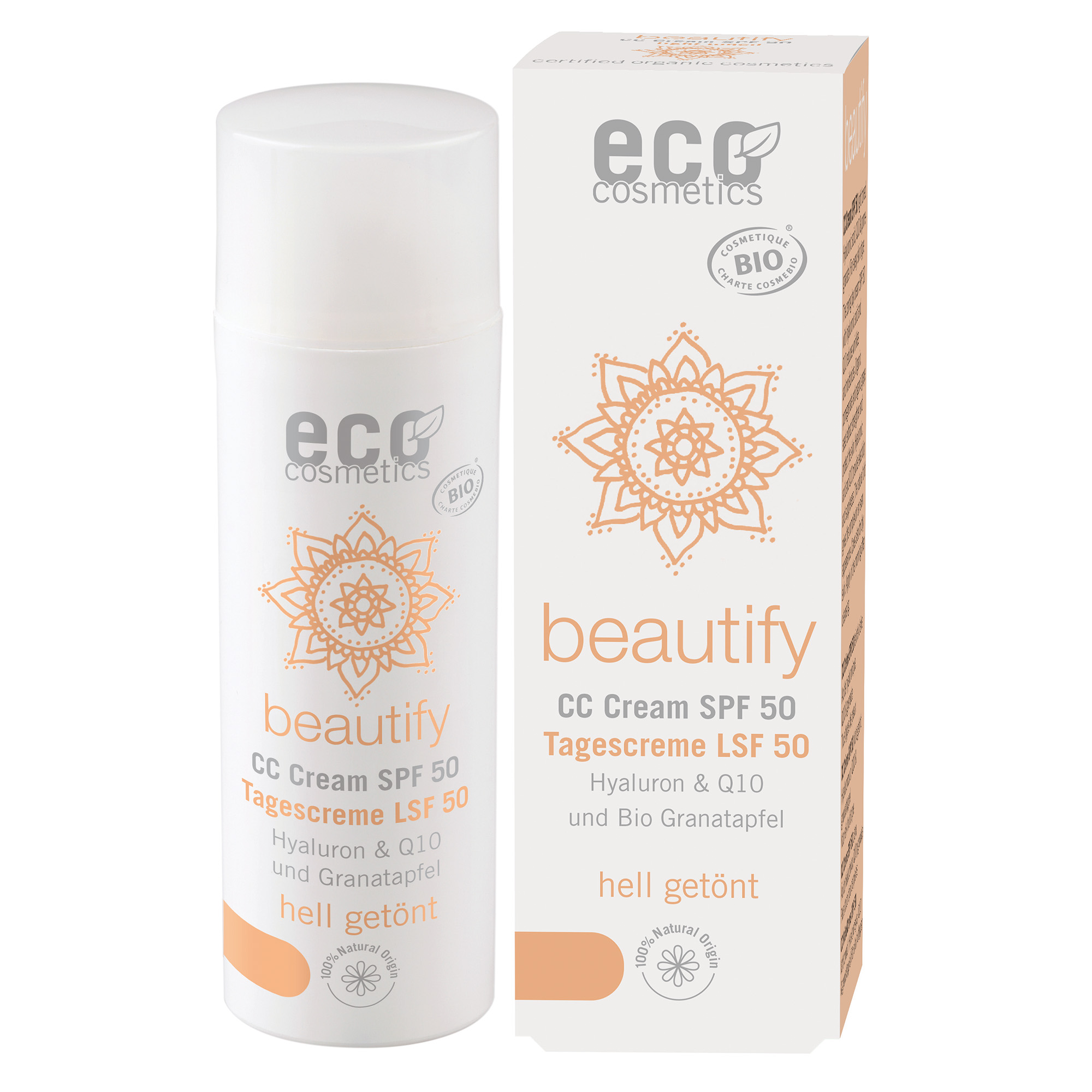 ECO CC Creme getönt hell LSF 50, 50ml ECO CC Creme getönt hell LSF 50, 50ml
