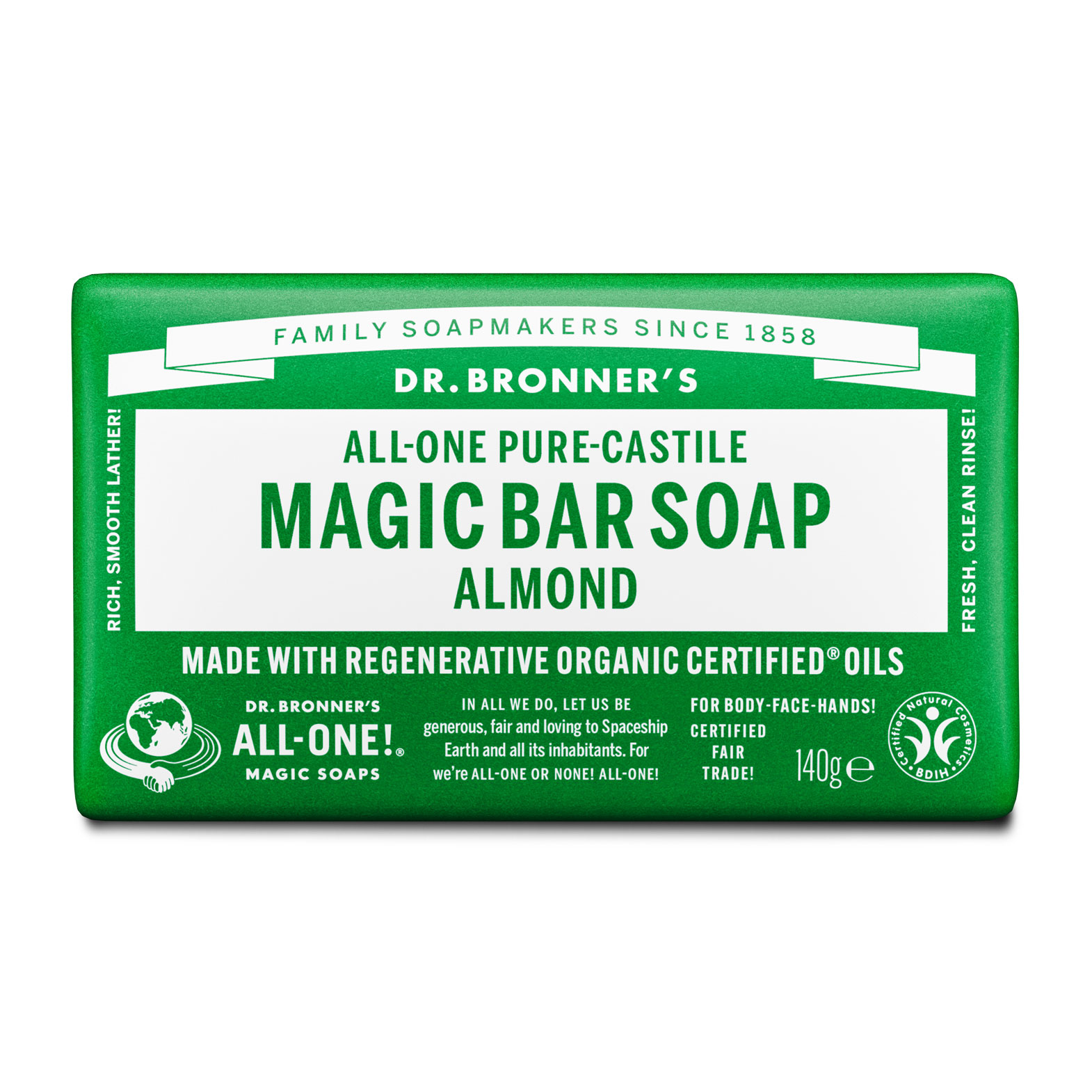 MAGIC BAR SOAP Stückseife Mandel
