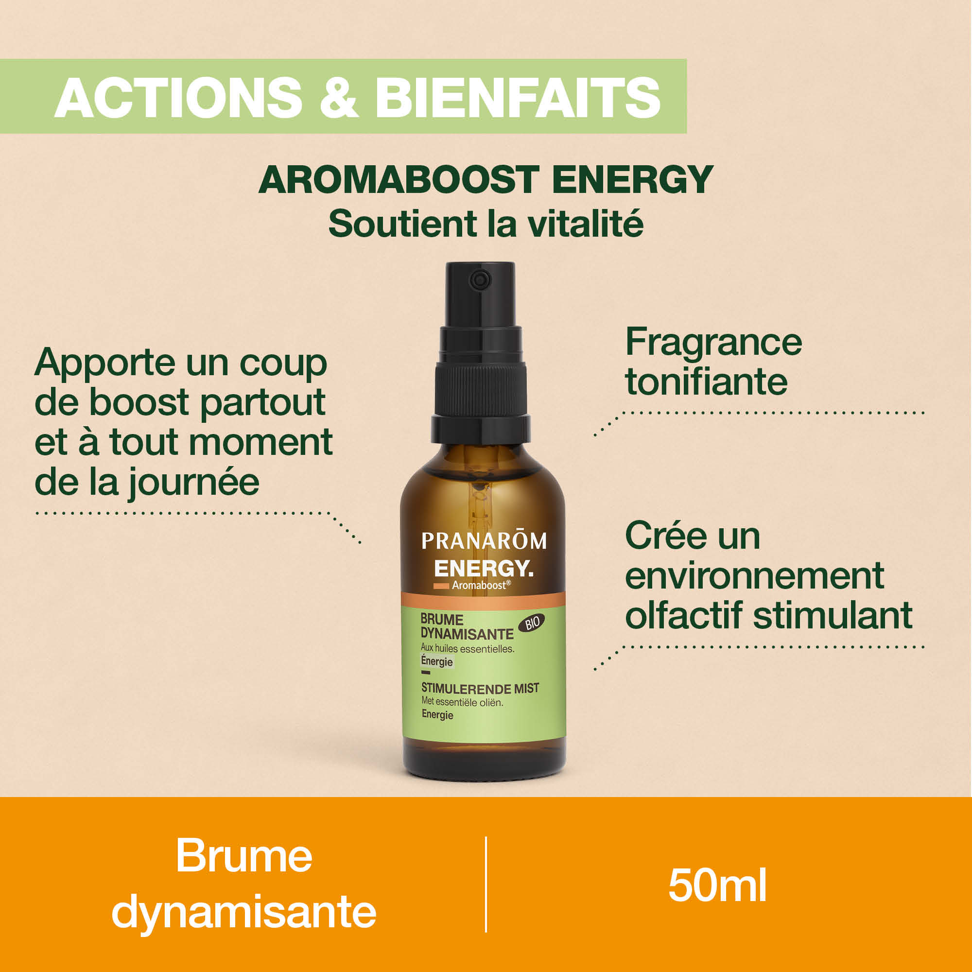 Aromaboost Energy Spray 50 ml