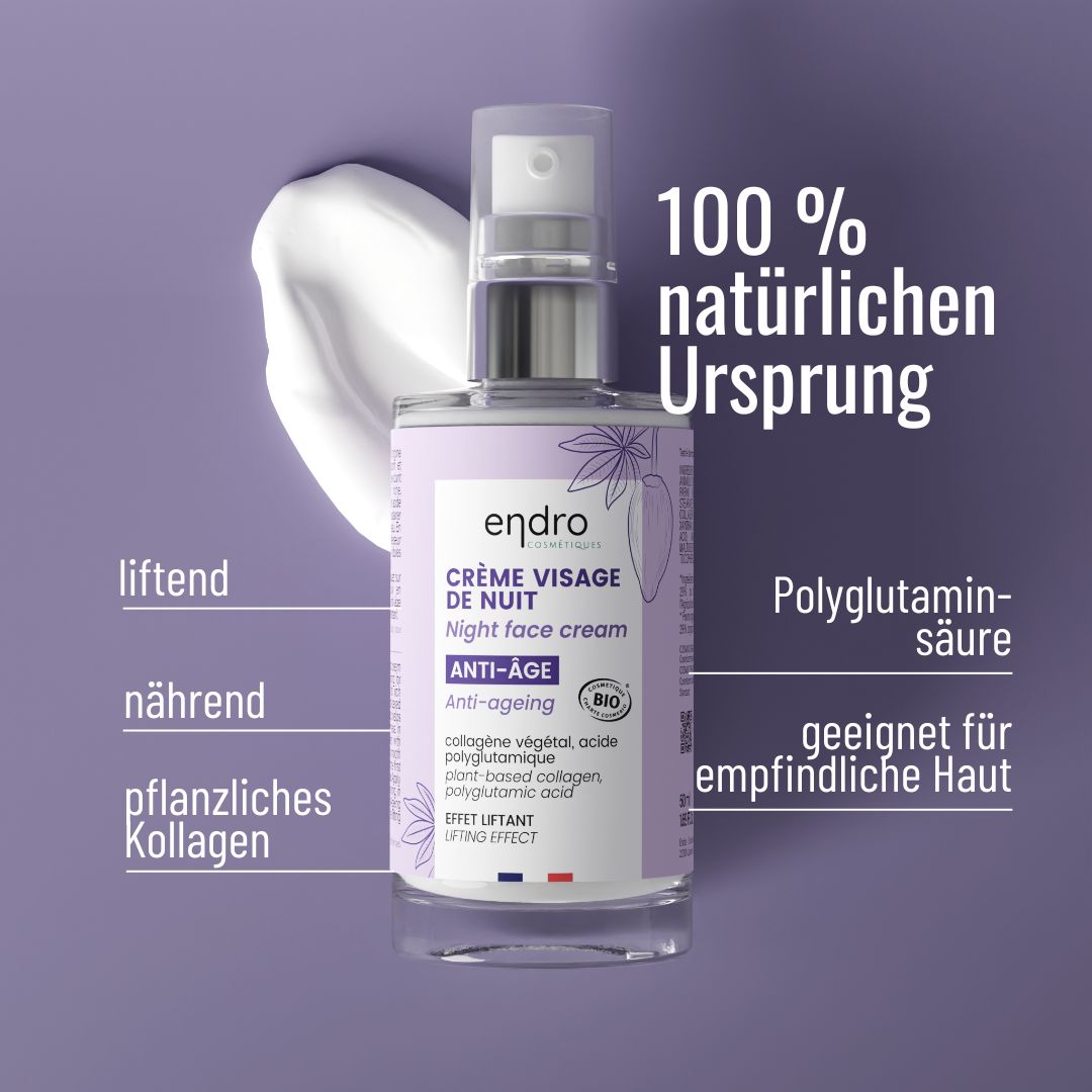 ENDRO Gesichtscreme für die Nacht, Anti-Ageing 50ml**
