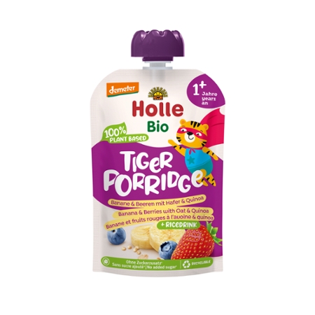 Tiger Porridge Banane&Beeren mit Hafer&Quinoa 110g