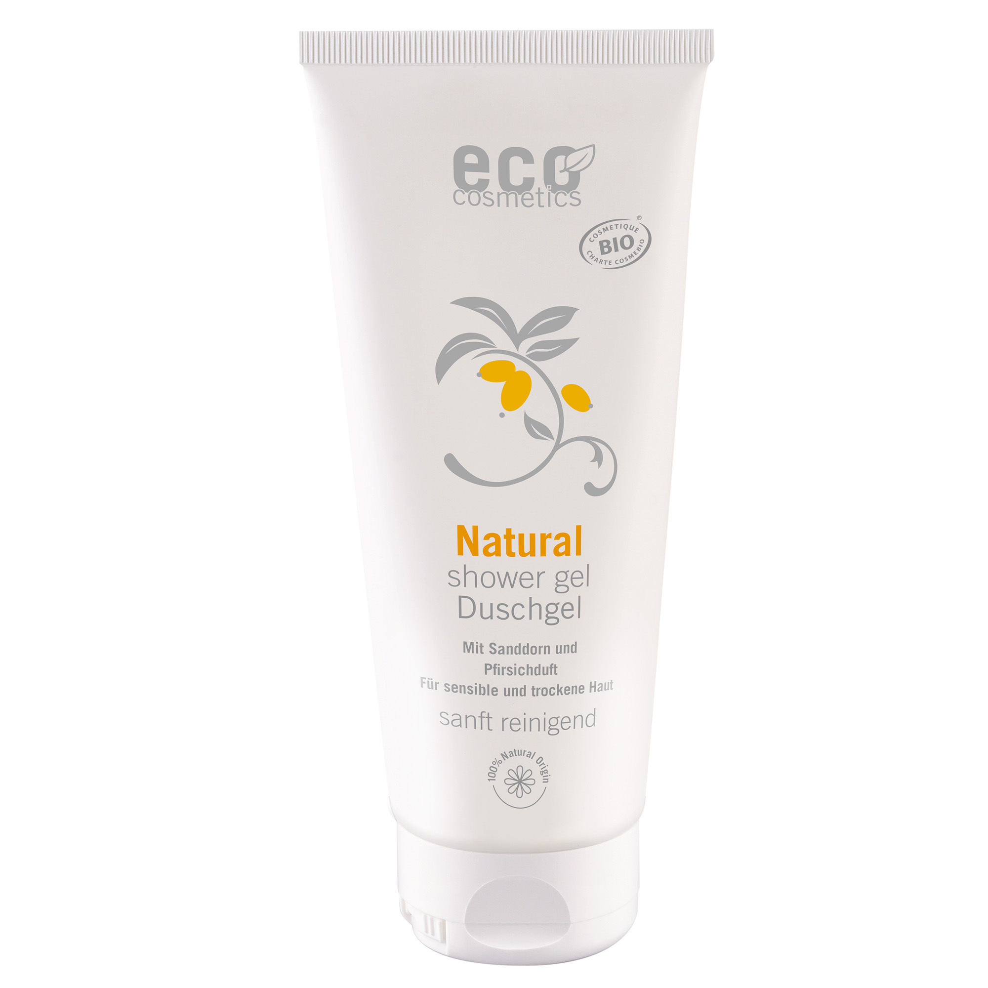 ECO Natural Duschgel Pfirsich  und Sanddorn, 200ml